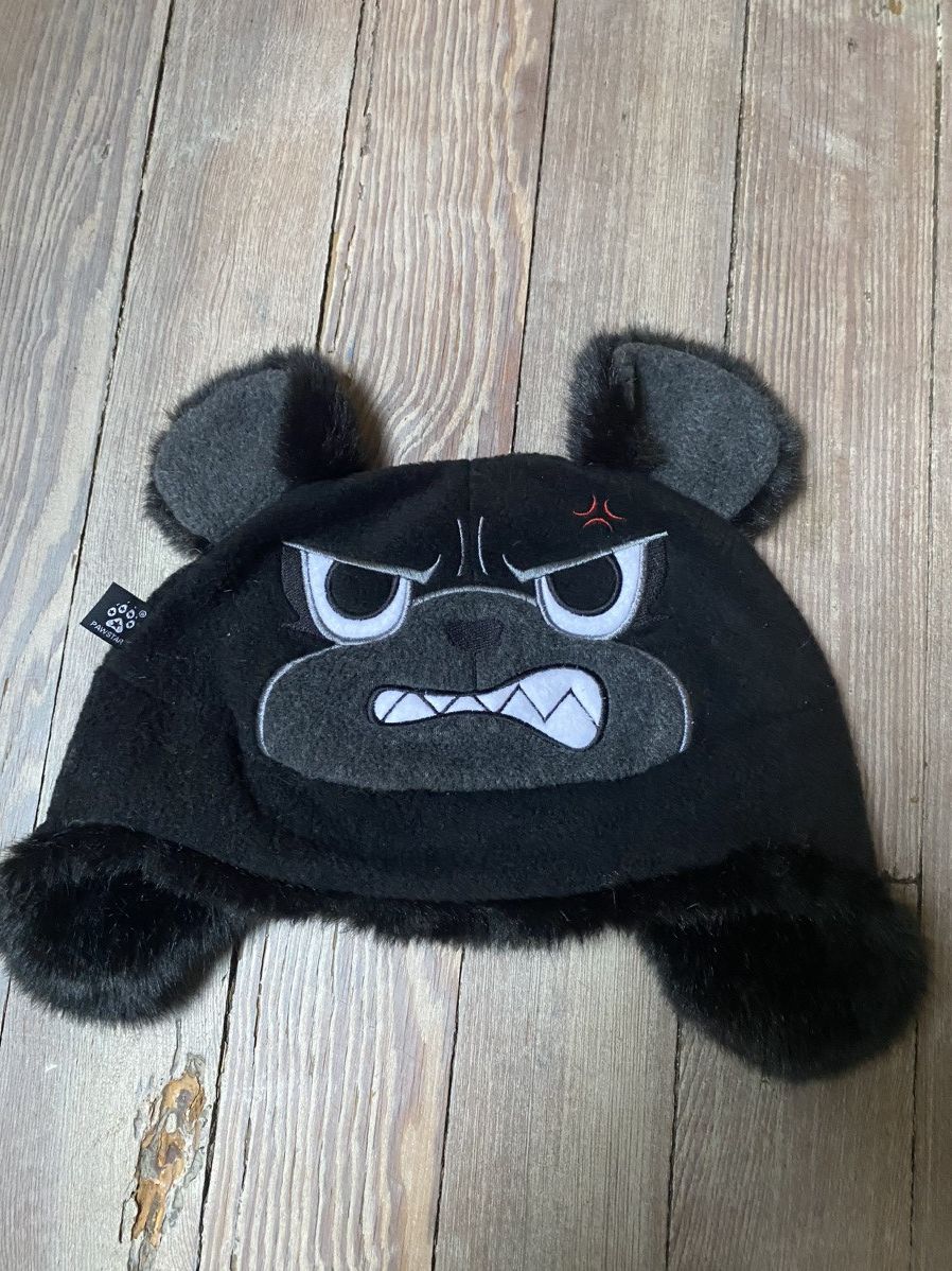 Japanese Brand BEAR SKULL FUR BEANIE W EARS Size ONE SIZE - 1 Thumbnail