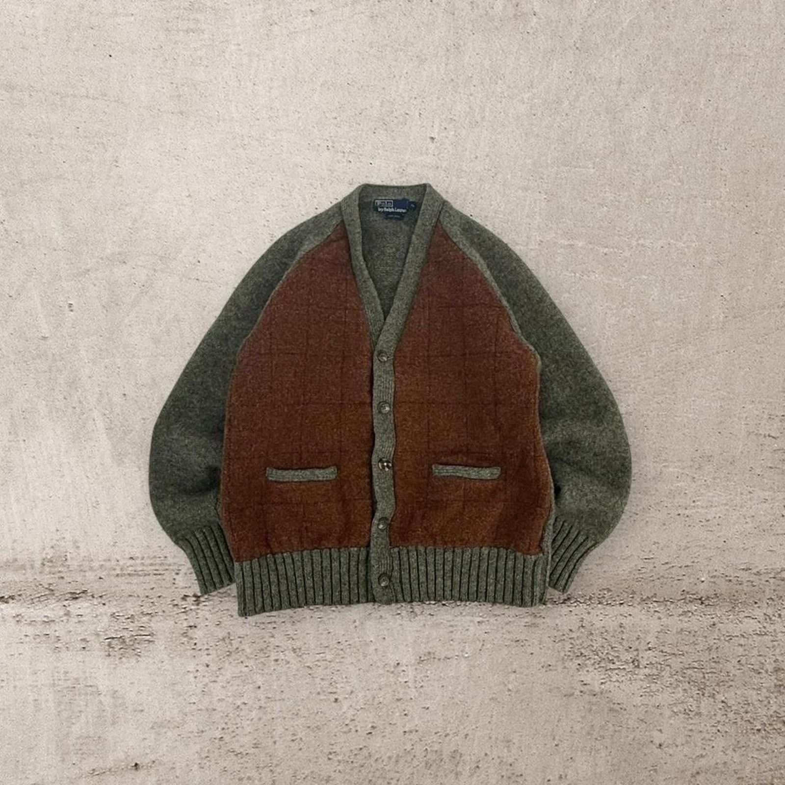 Polo Ralph Lauren Rare vintage polo ralph lauren 100% wool cardigan Size US L / EU 52-54 / 3 - 2 Thumbnail