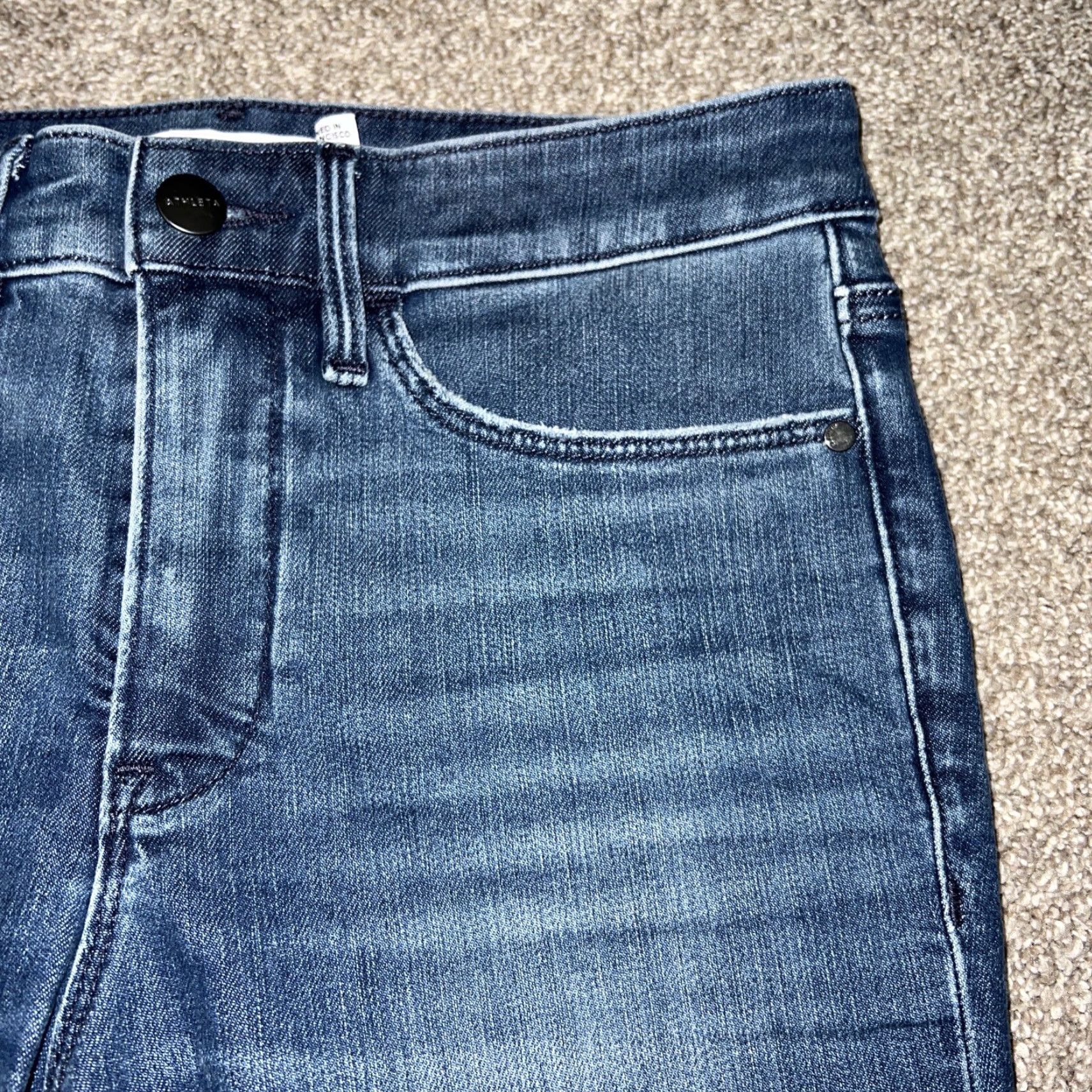 Athleta VINTAGE Athleta Jeans Women Skinny Blue S Size 4 X 30 Stretchy Size 28" / US 6 / IT 42 - 2 Thumbnail