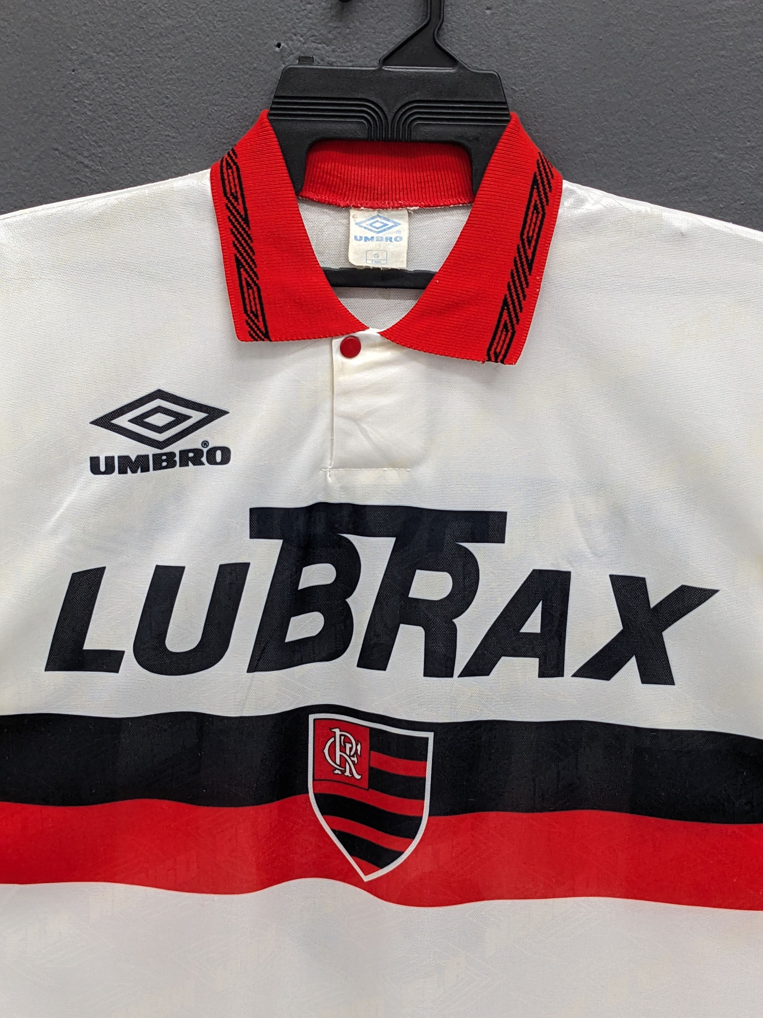 Vintage VINTAGE C.R. FLAMENGO PETROBRA'S JERSEY Size US L / EU 52-54 / 3 - 3 Thumbnail