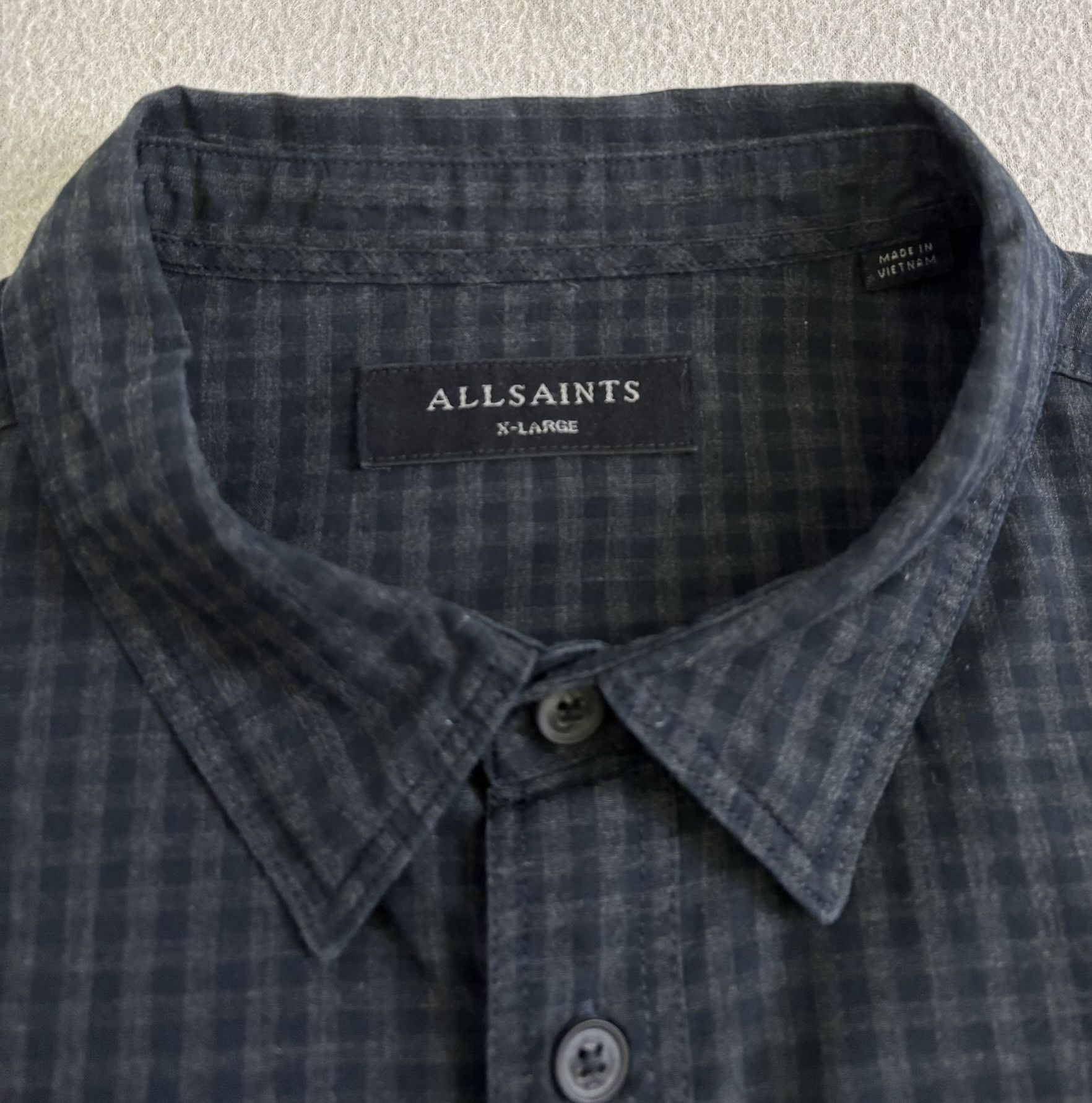 Allsaints Allsaints shirt Black Check size XL Size US XL / EU 56 / 4 - 12 Thumbnail