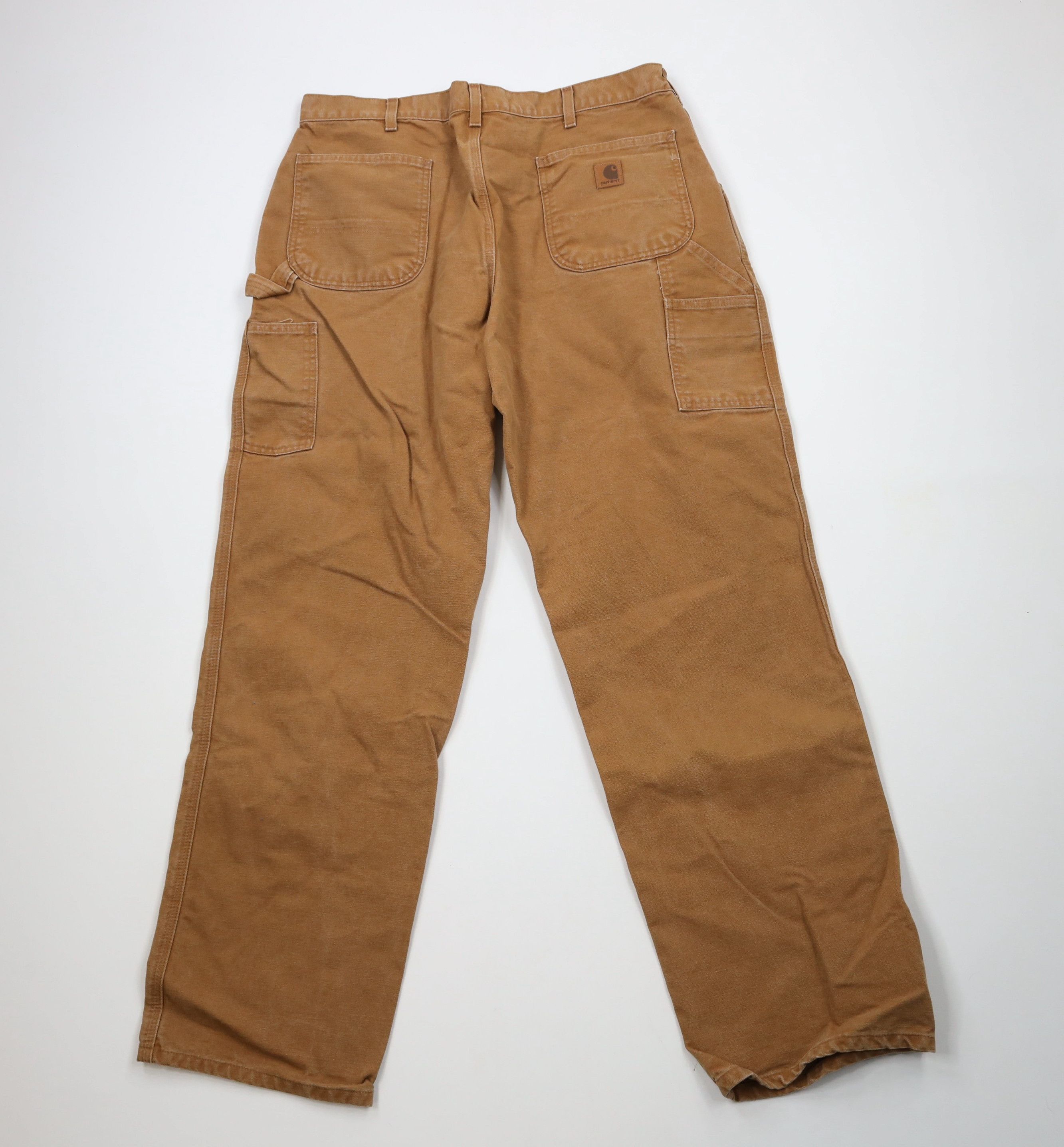 Carhartt × Vintage Vintage Carhartt Dungaree Wide Leg Canvas Pants Duck Brown Size US 38 / EU 54 - 7 Thumbnail