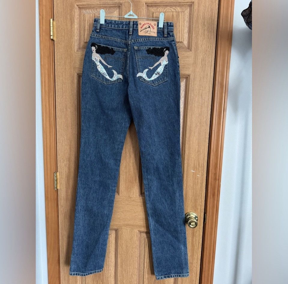 Marc Jacobs NWOT Marc Jacobs Sequin Embellished Mermaid Jeans Size 27" / US 4 / IT 40 - 14 Thumbnail