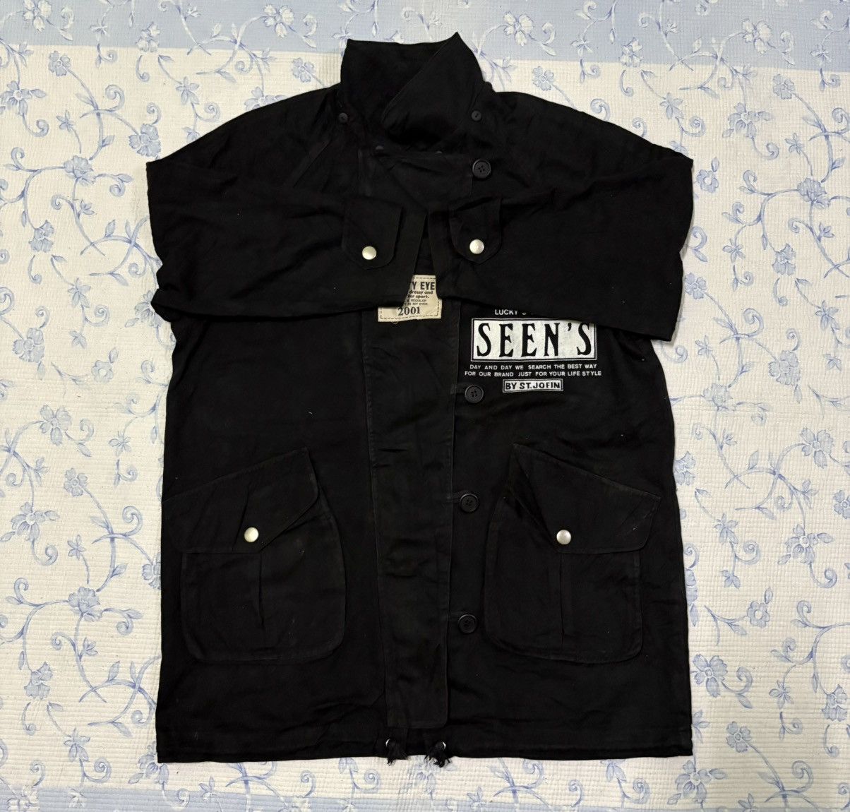Japanese Brand Japanese Ze-Chris Denim Jacket Size US L / EU 52-54 / 3 - 4 Thumbnail