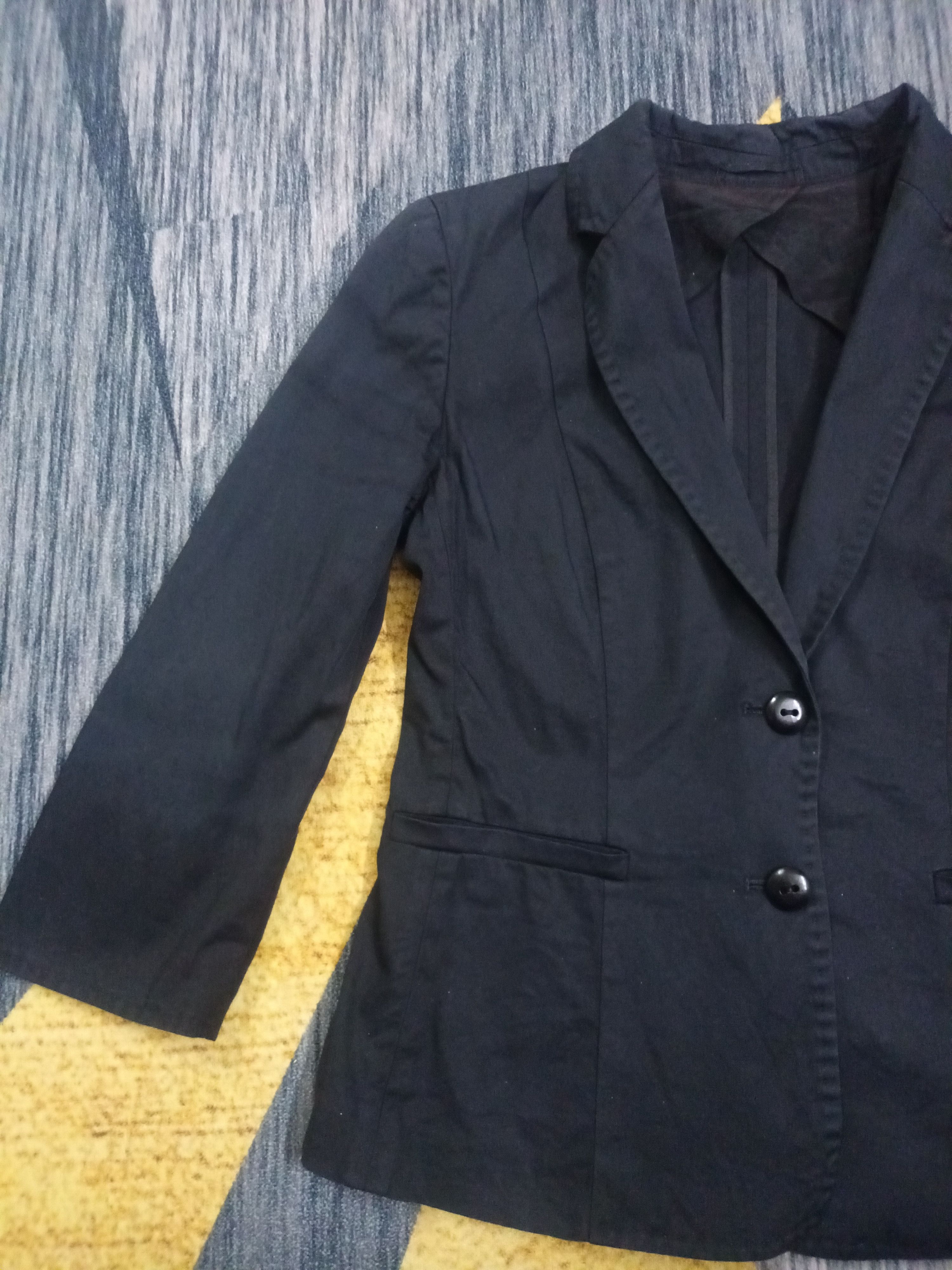 Max Mara 🔥 MAX MARA STUDIO MADE IN POLAND BLACK BLAZER 🔥 Size XS / US 0-2 / IT 36-38 - 7 Thumbnail
