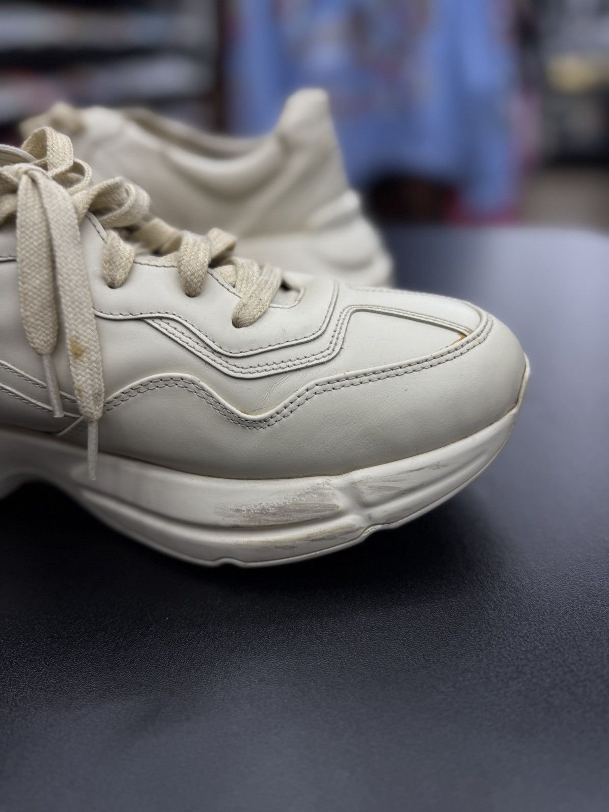Gucci Gucci Rhyton Sneakers Size 11.5G/12US Size US 12 / EU 45 - 11 Thumbnail