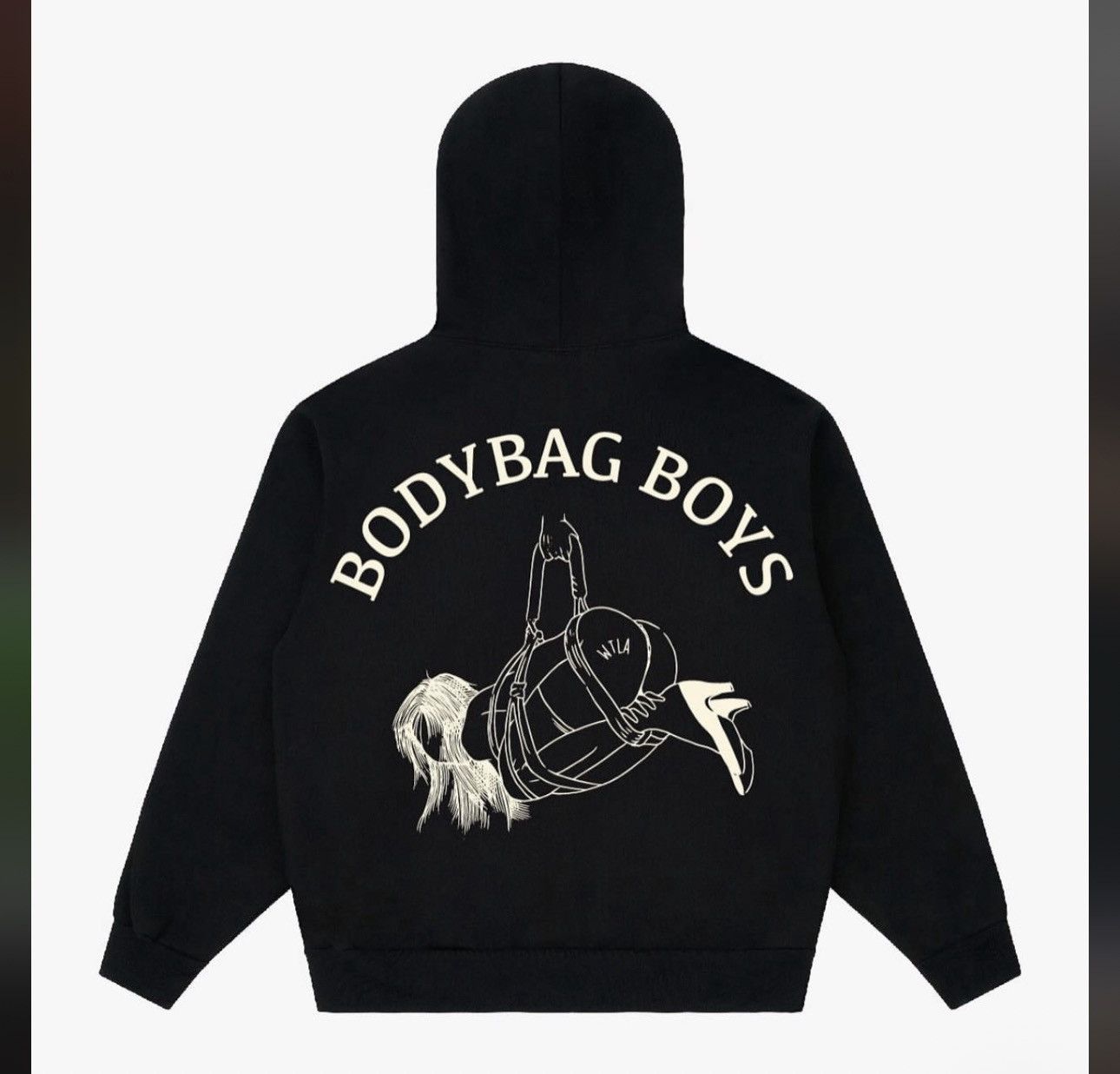 wckdthghts Wckdthghts Bodybag Boys Zip Hoodie Size L *RARE* Size US L / EU 52-54 / 3 - 1 Thumbnail