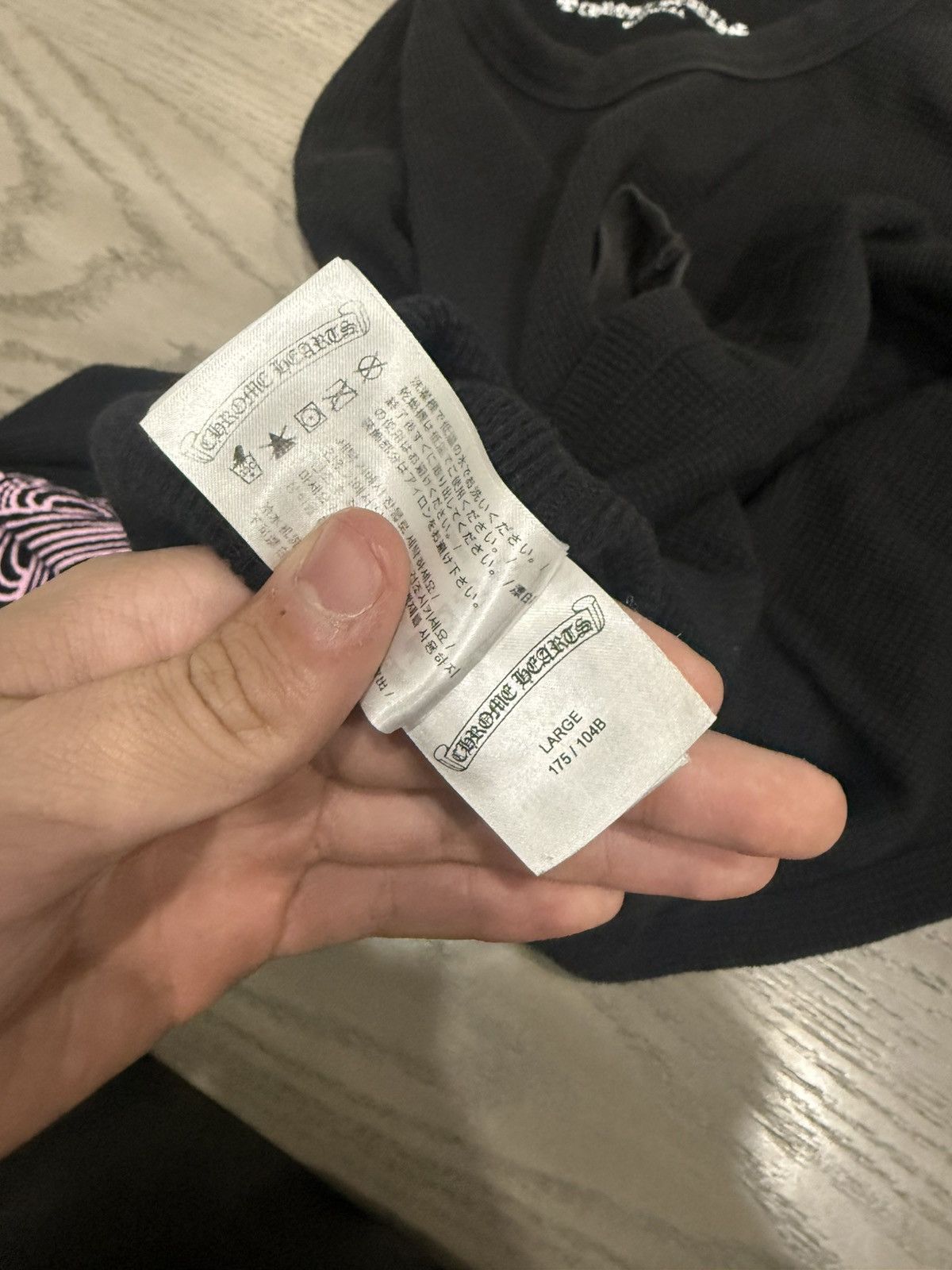 Chrome Hearts Chrome hearts pink thermal longsleeve Size US L / EU 52-54 / 3 - 7 Thumbnail