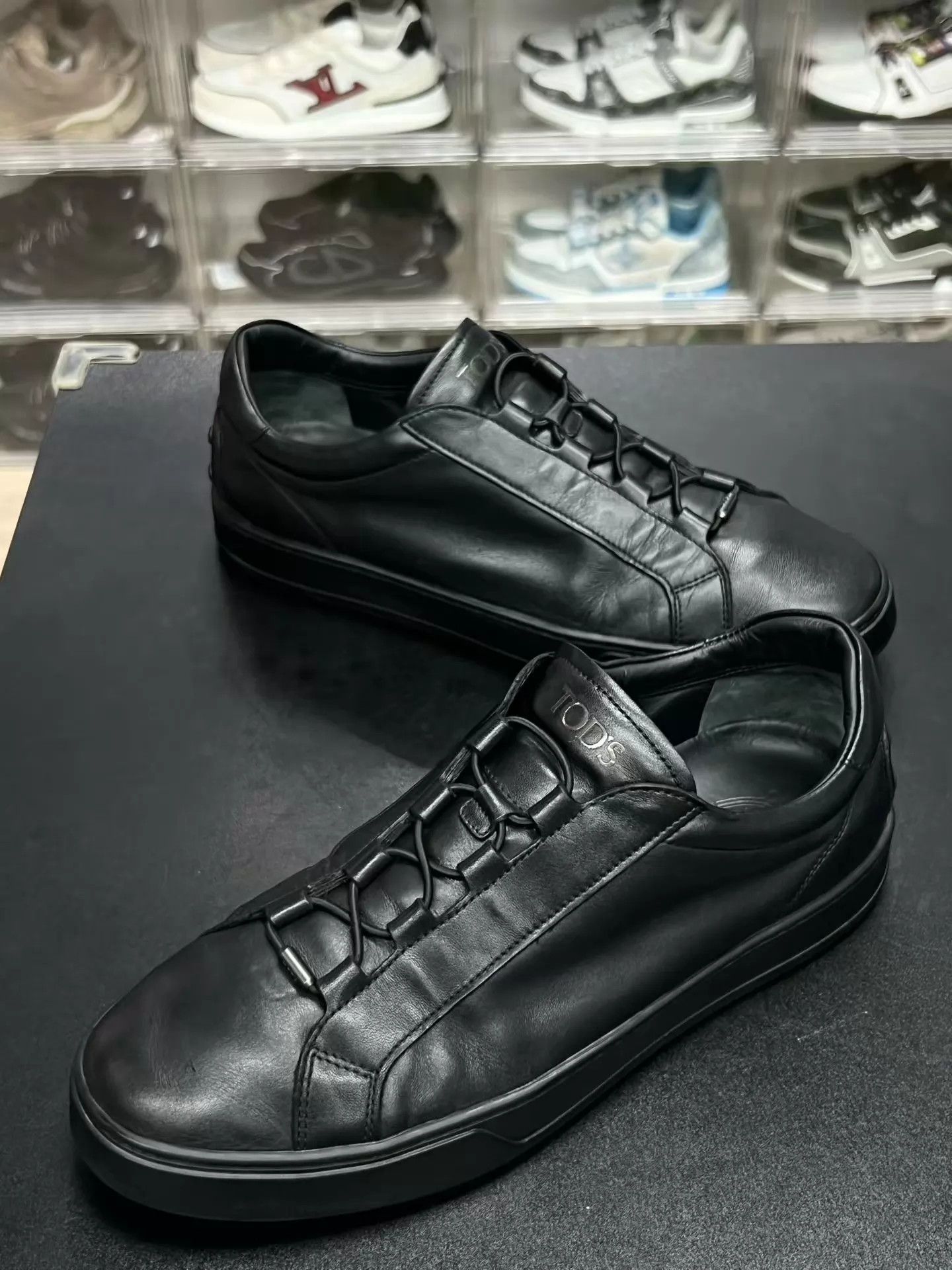 Tod's TOD'S Leather Low-Top Sneakers 42.5 New Size US 9.5 / EU 42-43 - 1 Thumbnail