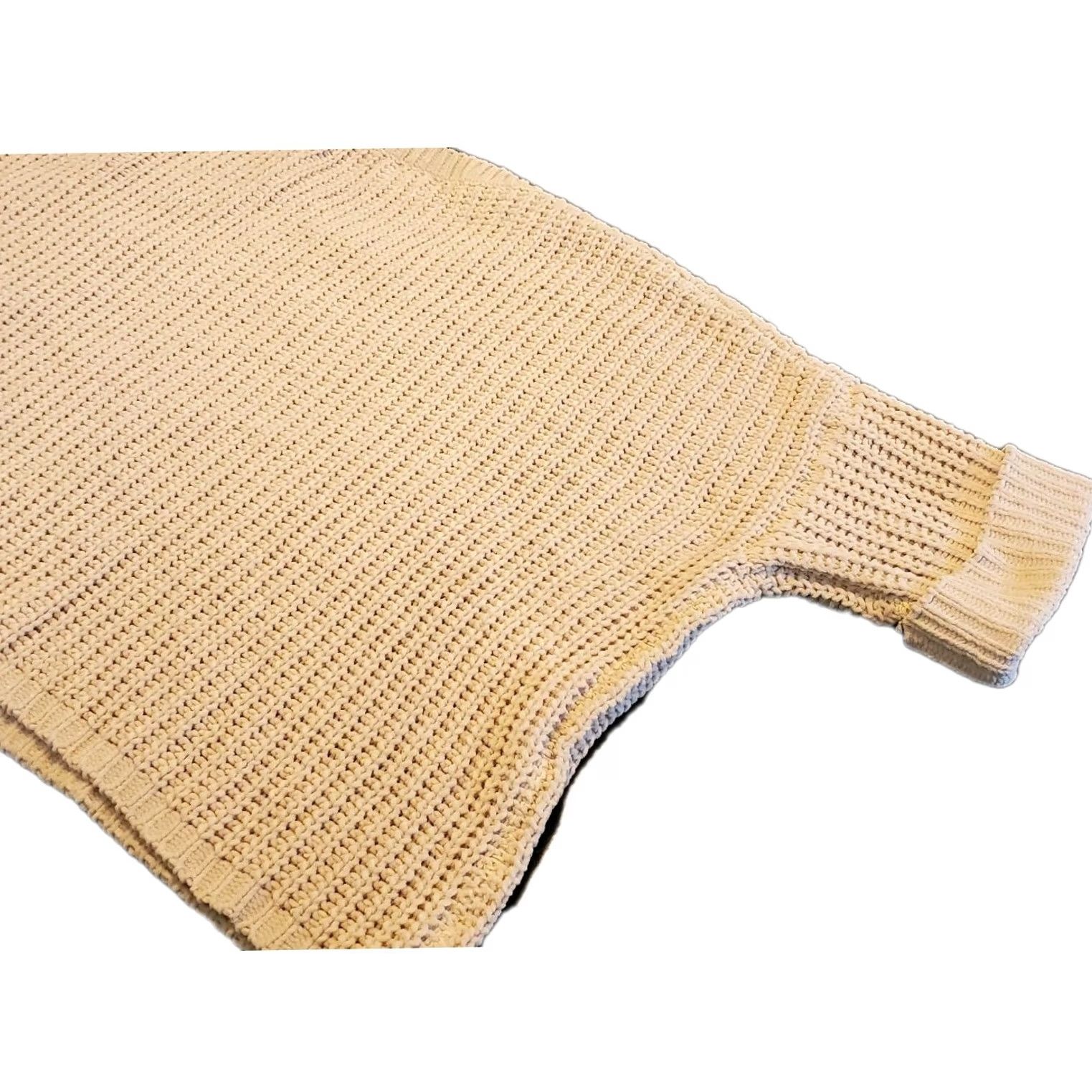 Vintage POL Sweater Sz Sm Womens Chunky Oversized Boxy Short Rolled Sleeves Boho Anthropology Size S / US 4 / IT 40 - 4 Thumbnail