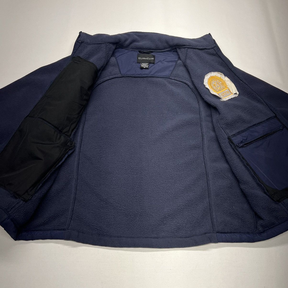 Other NYPD Fleece Sweatshirt Blue Zip Police Warrant Enforcement Size US M / EU 48-50 / 2 - 11 Thumbnail