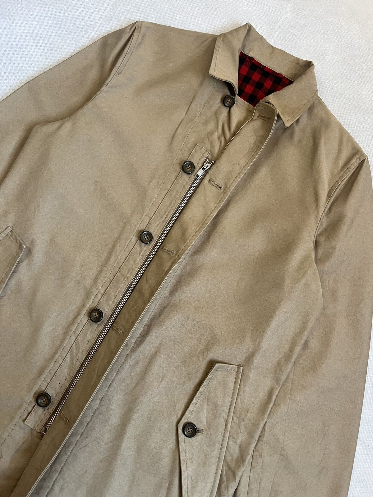 Takeo Kikuchi Takeo Kikuchi Flannel Lined Japanese Designer Coat Size US M / EU 48-50 / 2 - 5 Thumbnail