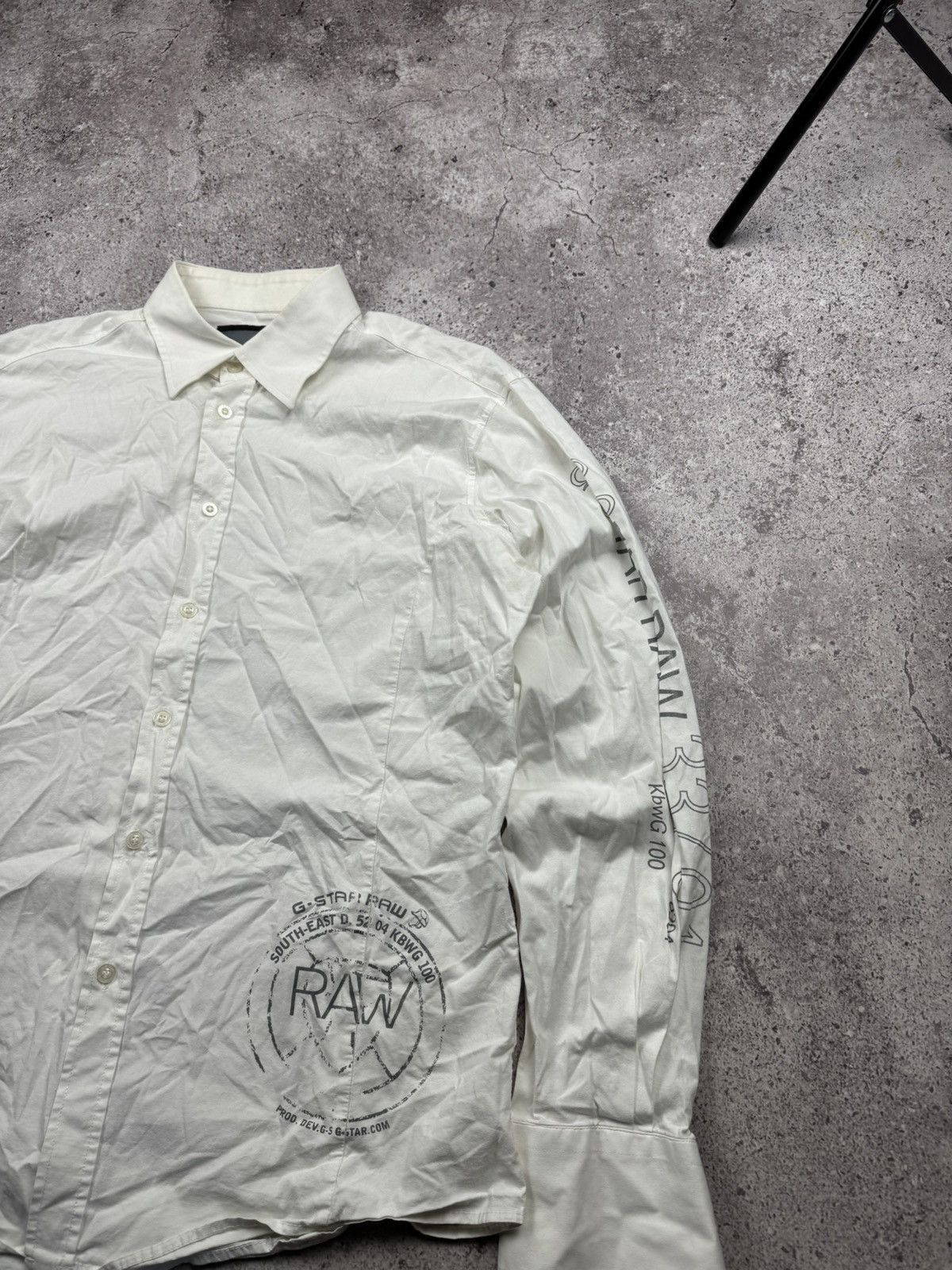 G-Star Avant Garde G star Junya Japanesse Big Logo Y2K Shirt rare Size US L / EU 52-54 / 3 - 3 Thumbnail