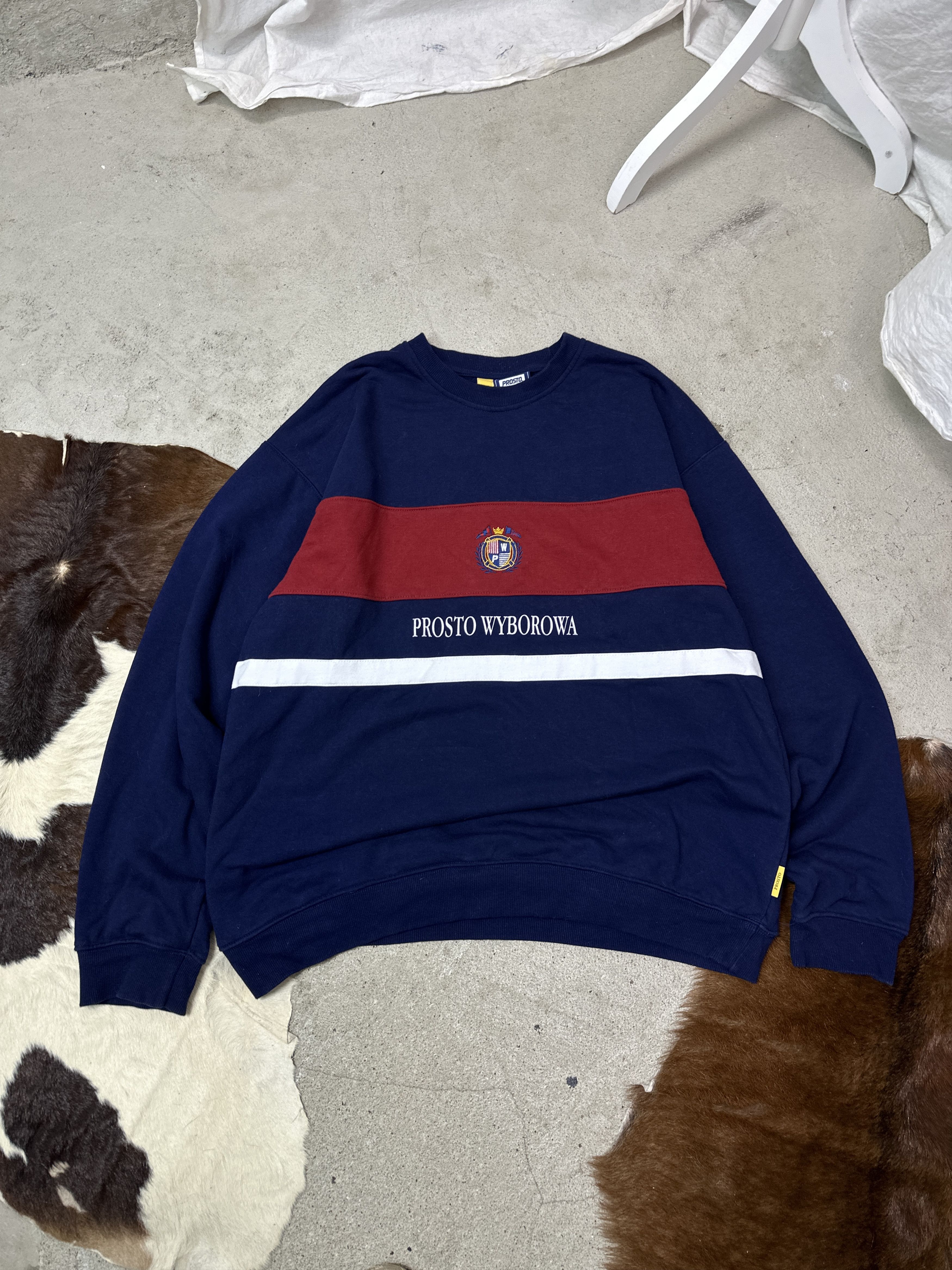 Vintage Vintage Streetwear Skater Prosto x Wyborowa Sweatshirt Y2K Size US XXL / EU 58 / 5 - 1 Thumbnail