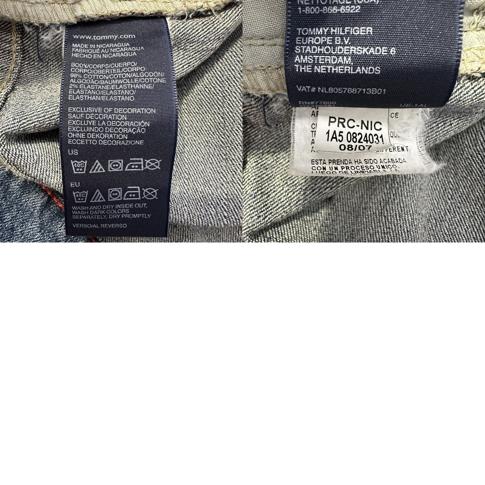 Tommy Hilfiger Tommy Hilfiger Jeans Womens 29 29x31 Medium Wash Denim Straight Rise 5-Pocket Regular Color: Blue Womens Jeans Size 24" / US 00 / IT 34 - 8 Thumbnail