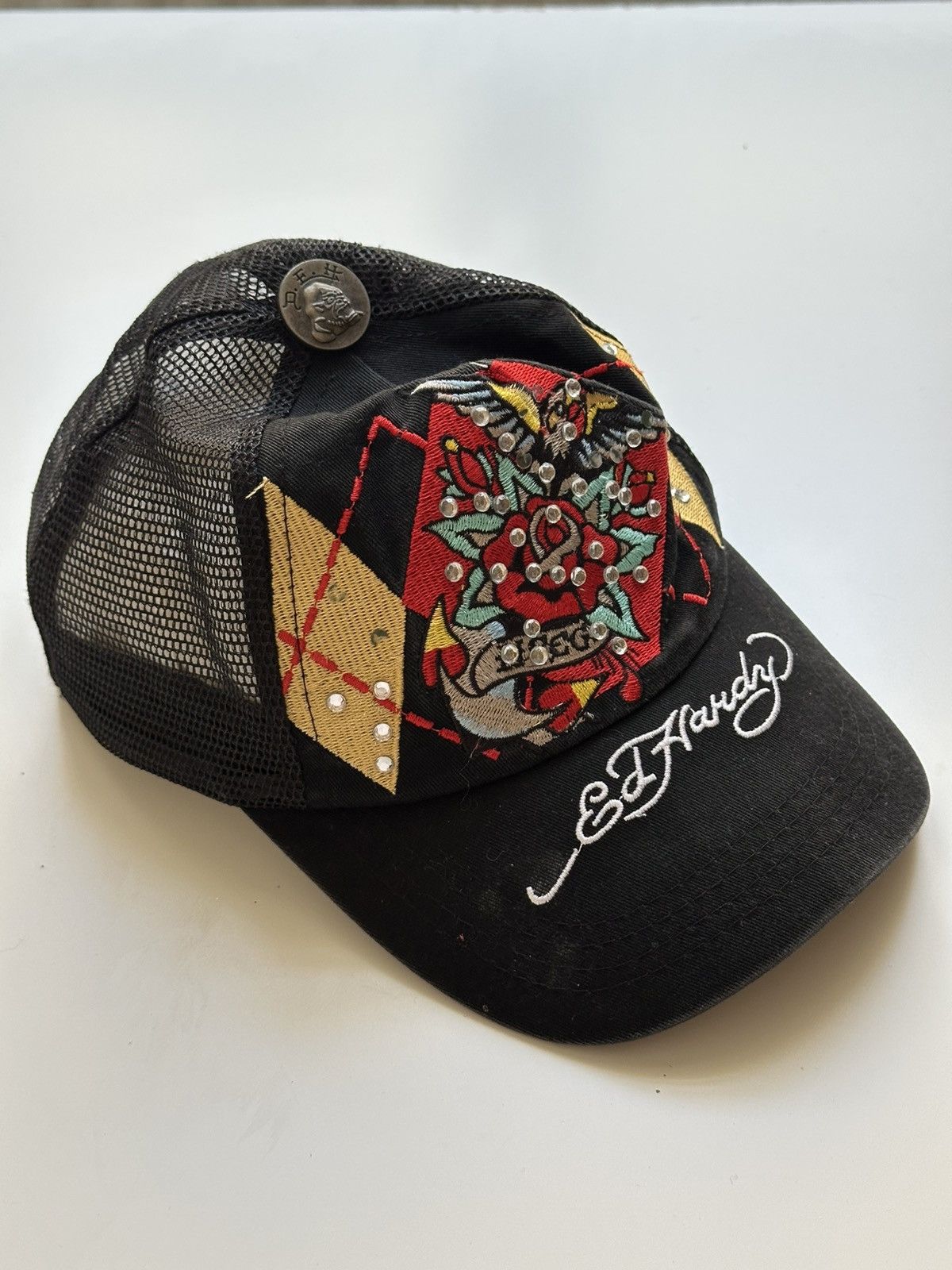 Ed Hardy Ed Hardy Christian Audigier Vintage Y2K Style Vintage Cap Size ONE SIZE - 2 Thumbnail