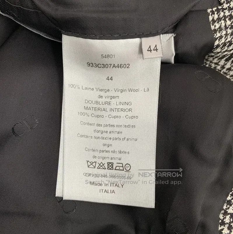 Dior Dior Women's Gray Wool Coat . Size L / US 10 / IT 46 - 8 Thumbnail