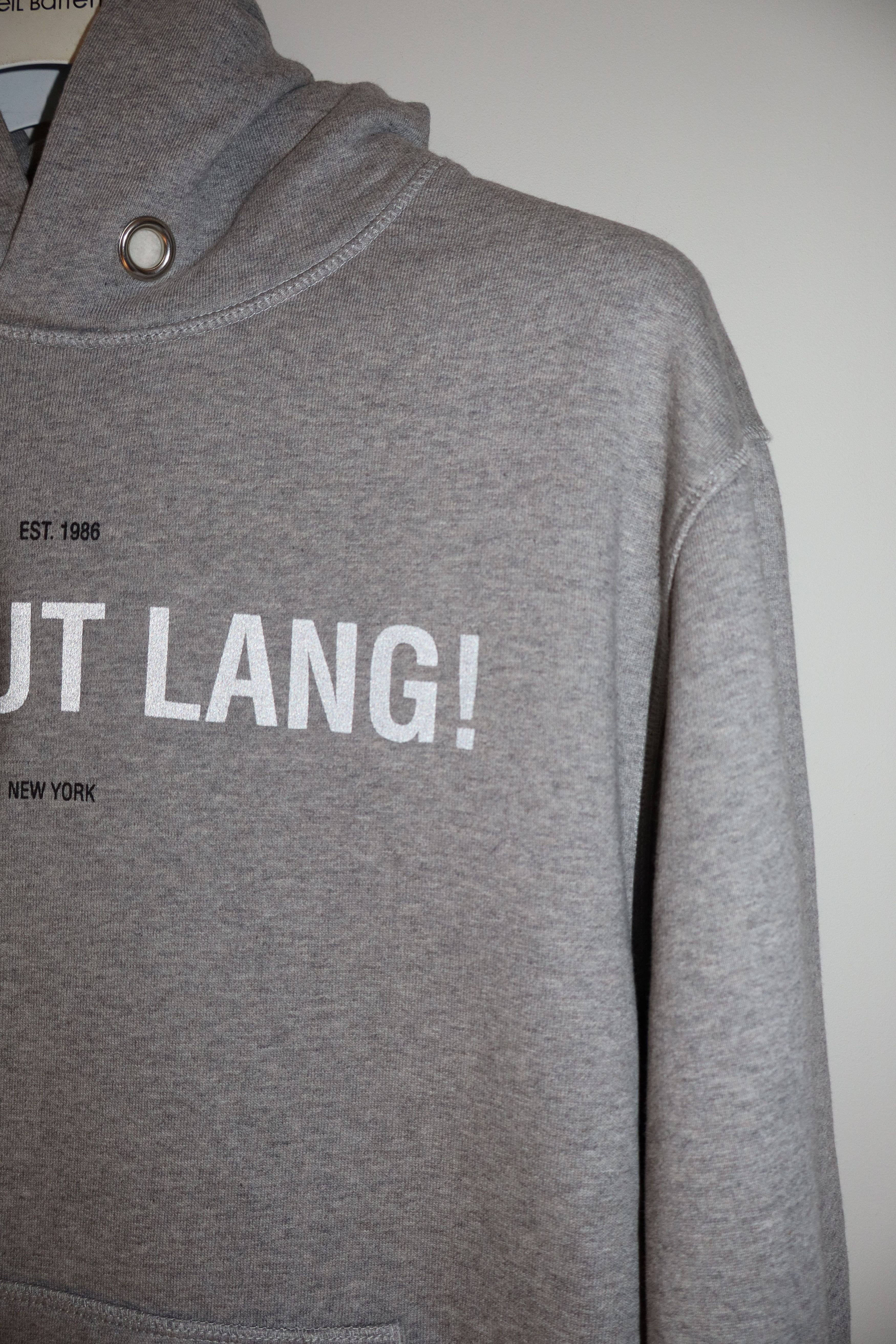 Helmut Lang Logo print hoodie Size US M / EU 48-50 / 2 - 5 Thumbnail