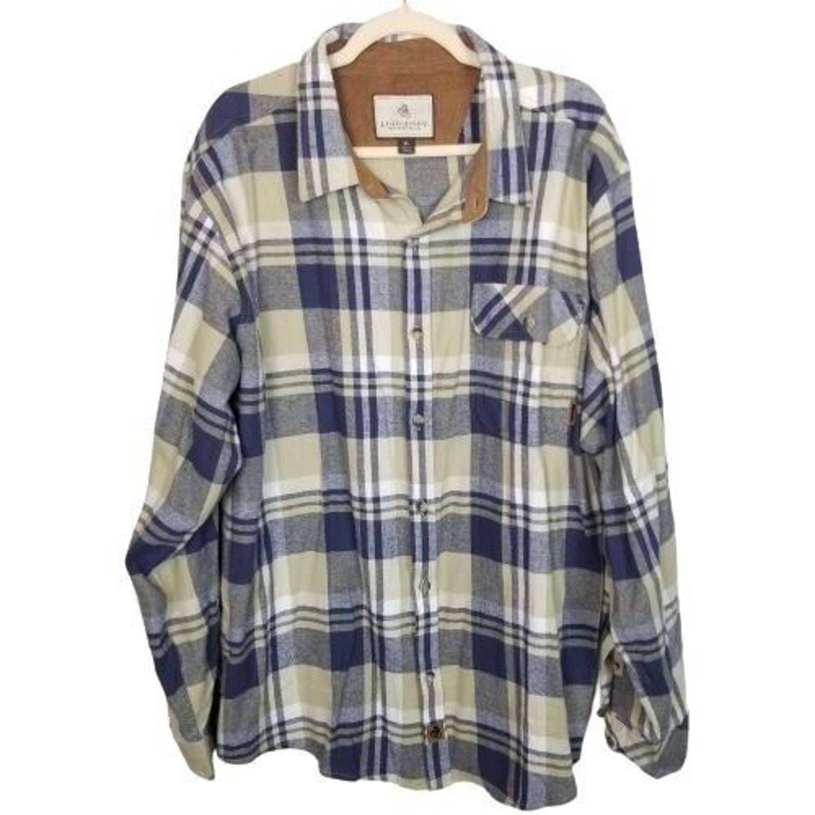 Legendary Goods Legendary Whitetails Mens Flannel Shirt Plaid Sz XL Gorpcore Size US XL / EU 56 / 4 - 1 Thumbnail