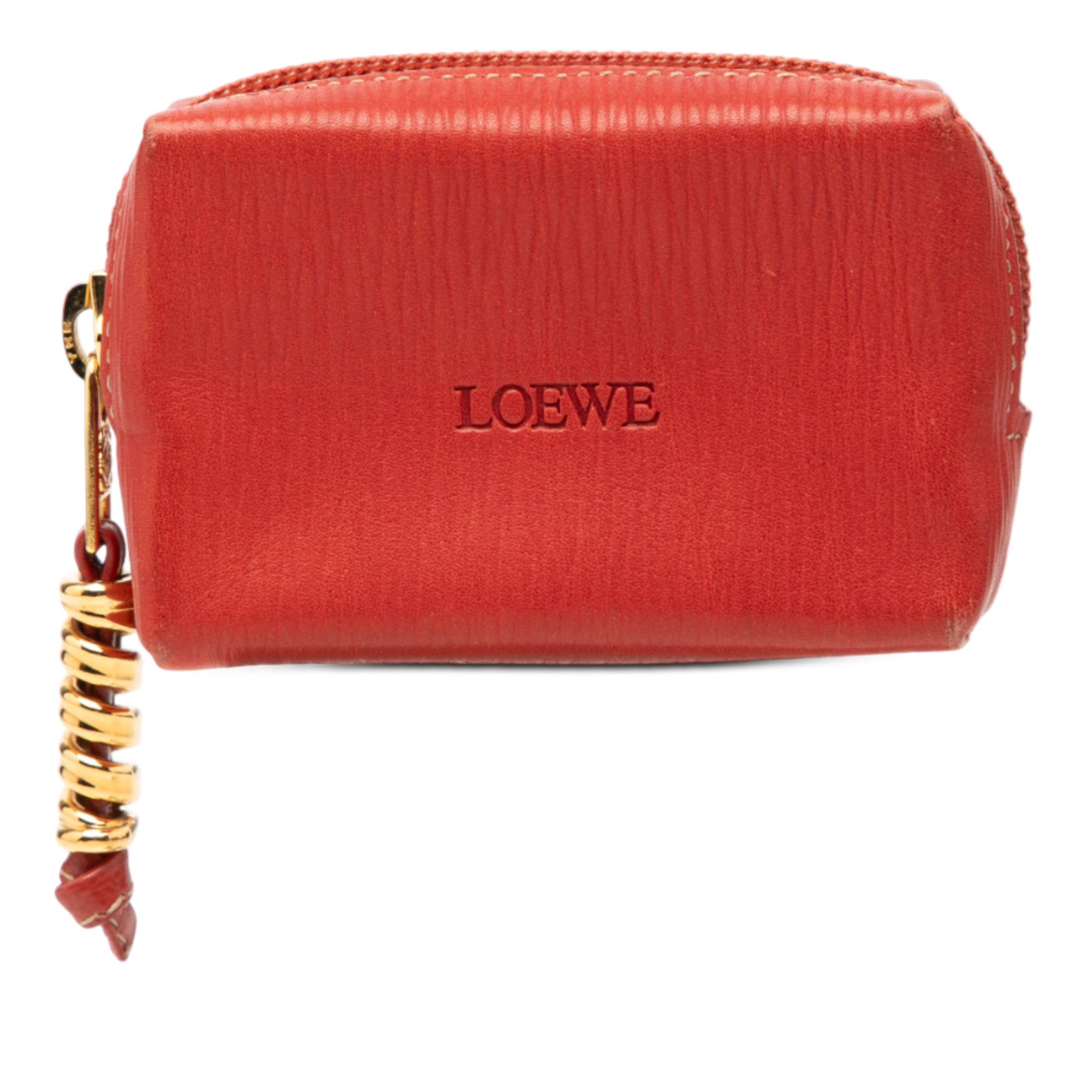 Loewe LOEWE Leather Velazquez Twist Coin Pouch Size ONE SIZE - 1 Thumbnail