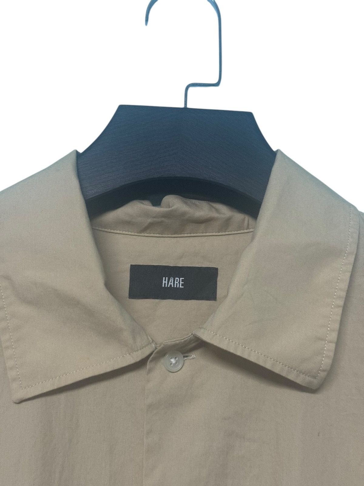 HARE HARE BUTTON UP DOUBLE POCKET OVERSIZE BAGGY SHIRT RARE STYLE Size US XXL / EU 58 / 5 - 6 Thumbnail