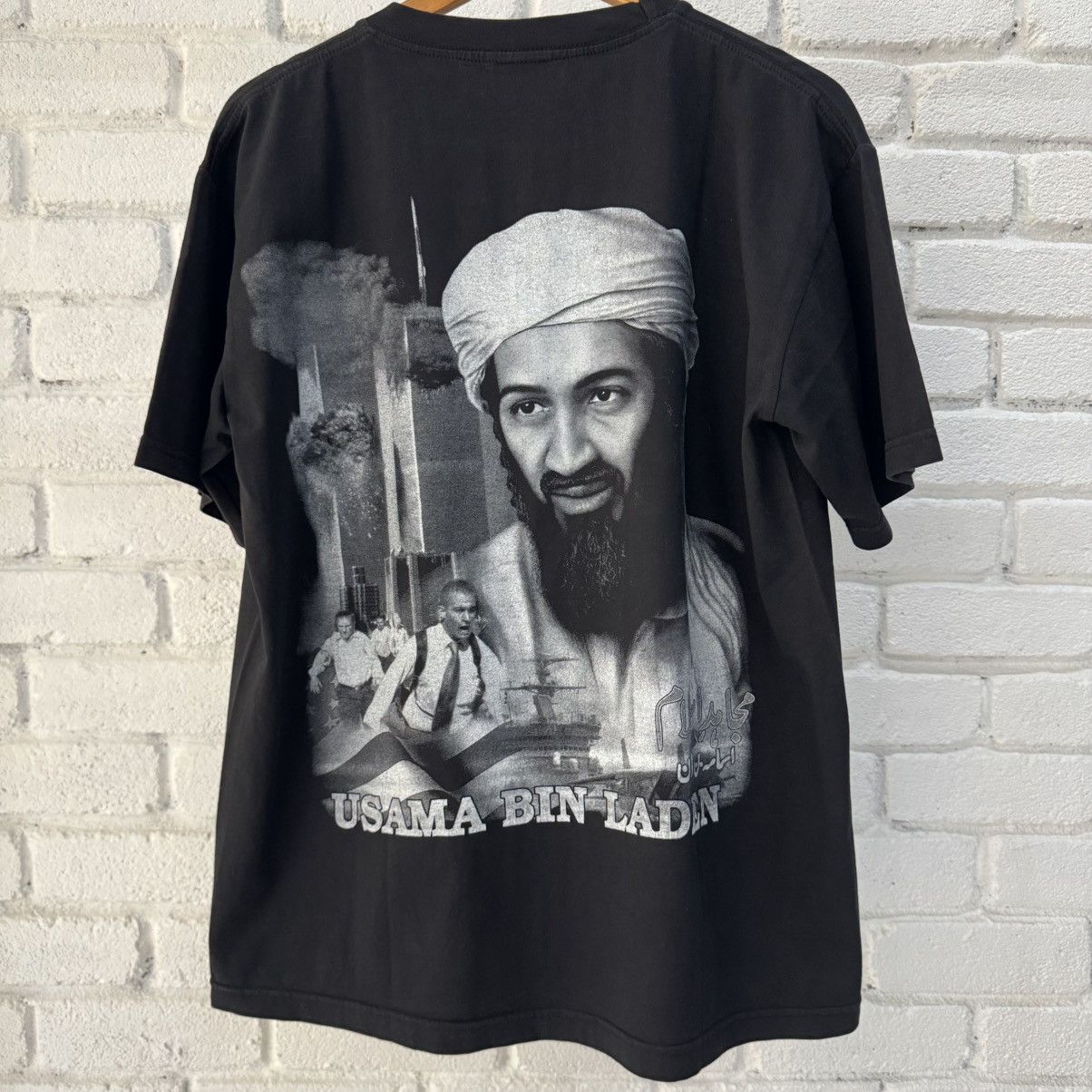 Vintage Osama Bin Laden Tee Size US L / EU 52-54 / 3 - 2 Thumbnail