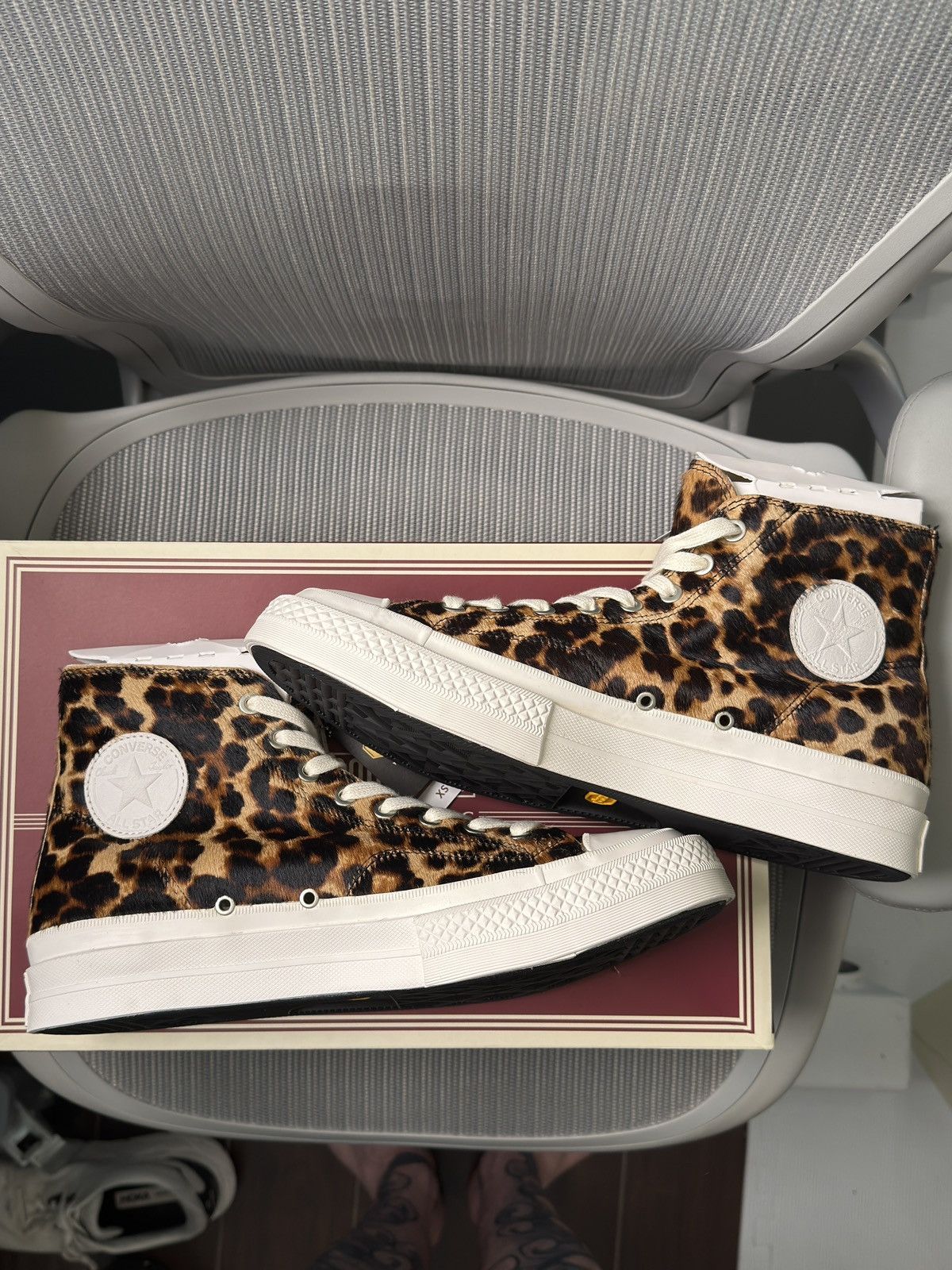 Converse Converse CTAS First String - Leopard Calf Hair Size US 11.5 / EU 44-45 - 2 Thumbnail