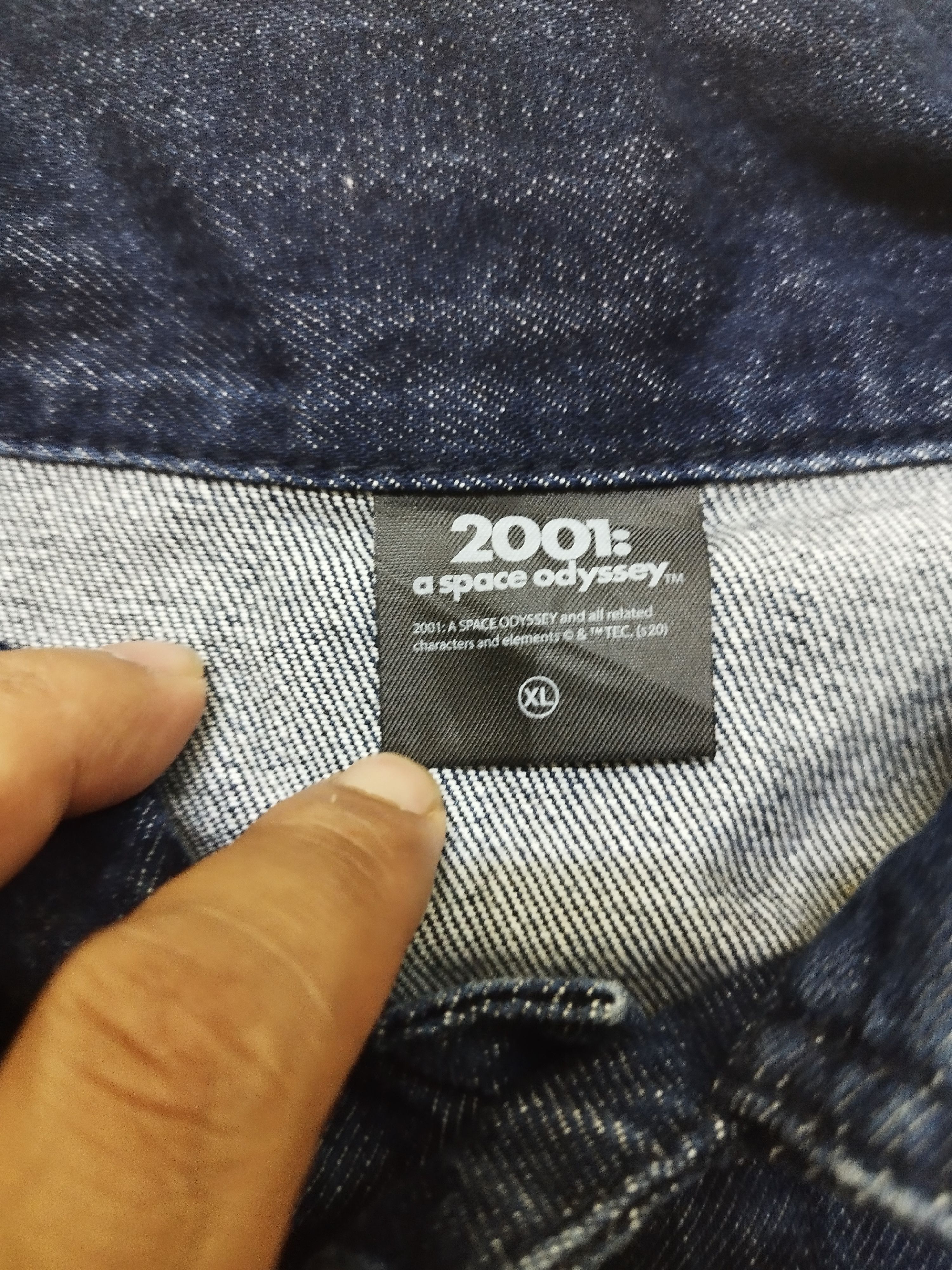 GU Stanley Kubrick A Space Odyssey Type 1 Blue Denim Jacket Size US XL / EU 56 / 4 - 9 Thumbnail