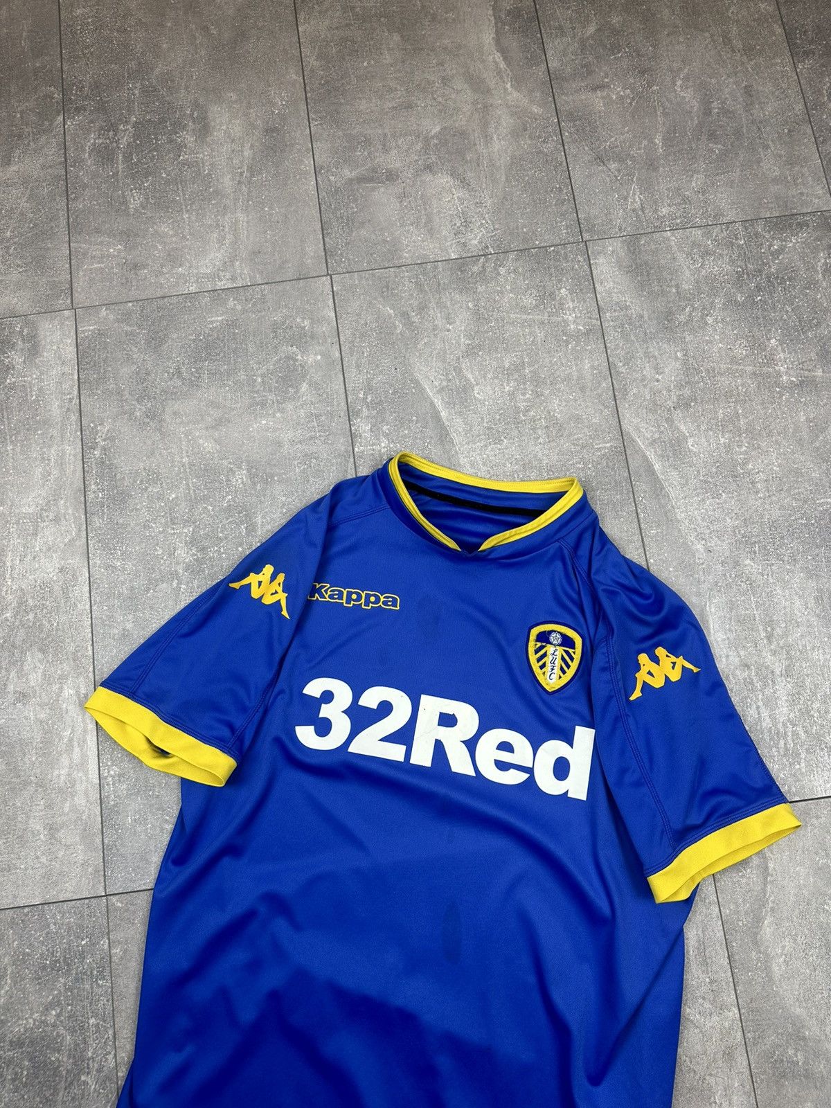 Kappa Kappa Leeds United Home Soccer Jersey Size US M / EU 48-50 / 2 - 9 Thumbnail