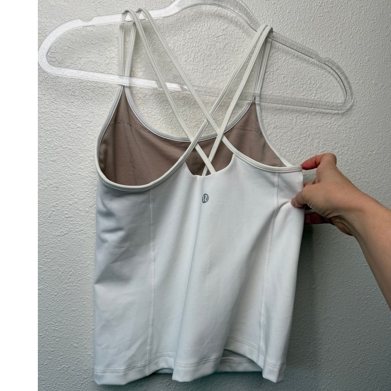 Lululemon Lululemon Free To Be Tank Nulu White Women 2 Size XS / US 0-2 / IT 36-38 - 4 Thumbnail