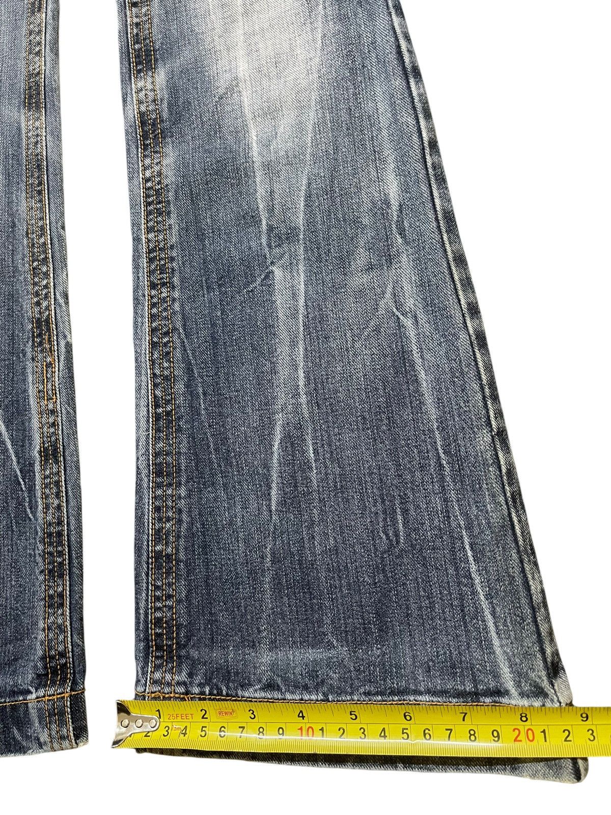 Hysteric Glamour Vintage Japanese Brand Faded Wash Style Flare Jeans Size US 29 - 16 Thumbnail