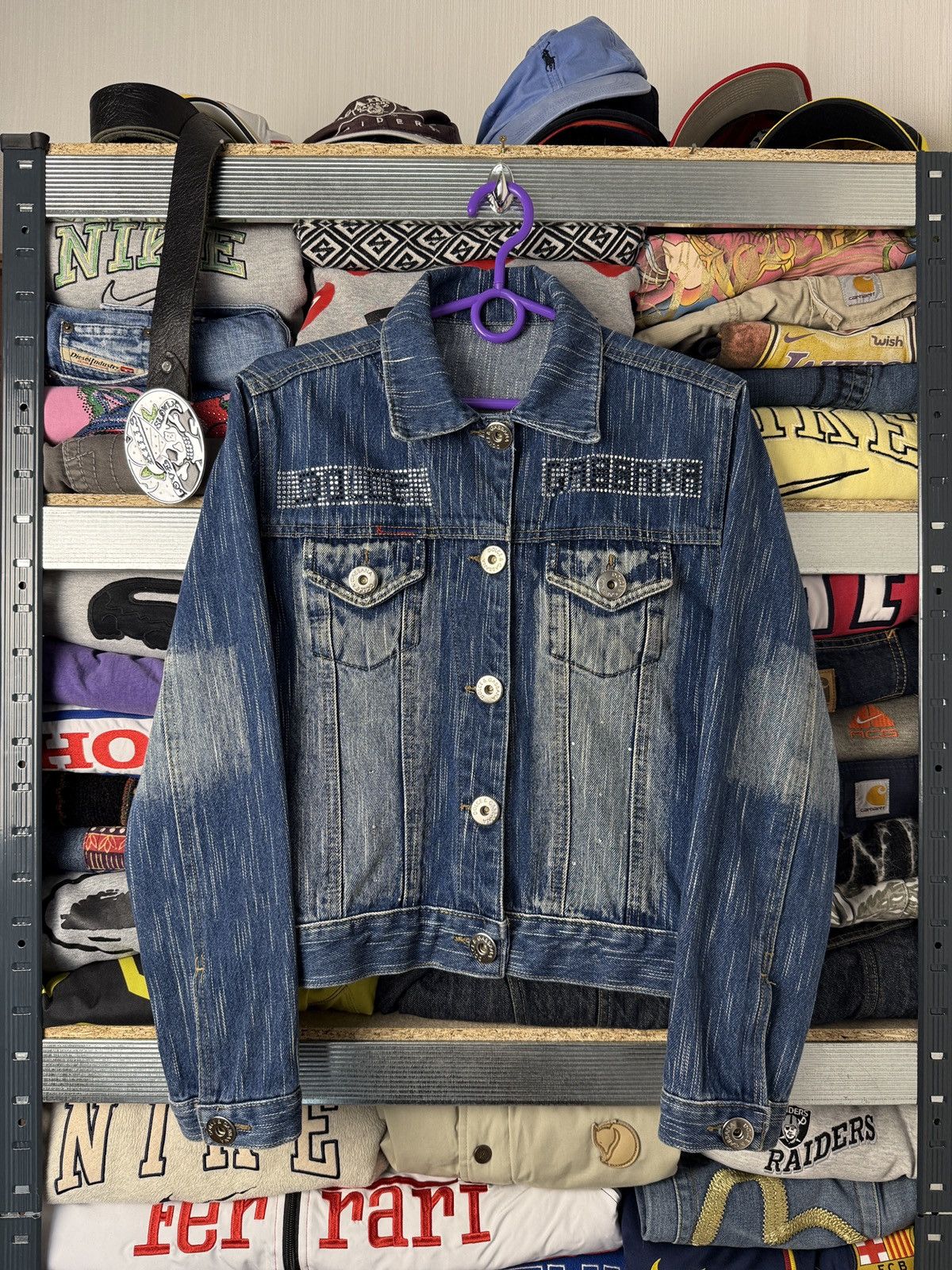 Dolce & Gabbana Dolce & Gabbana Big Logo Denim Y2K Jacket Size S / US 4 / IT 40 - 1 Thumbnail