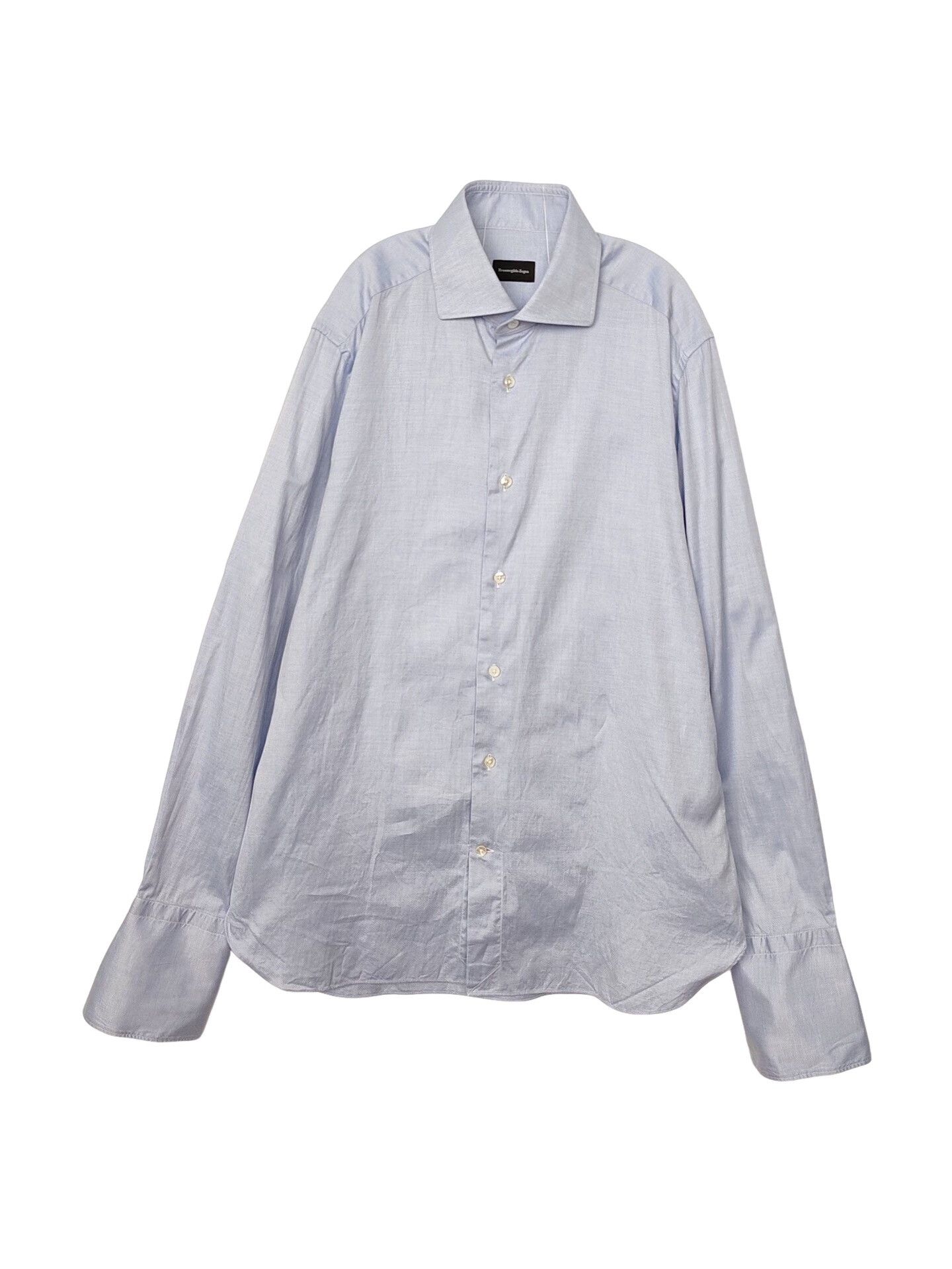 Ermenegildo Zegna Ermenegildo Zegna Blue Check Shirt Size M Size US M / EU 48-50 / 2 - 1 Thumbnail