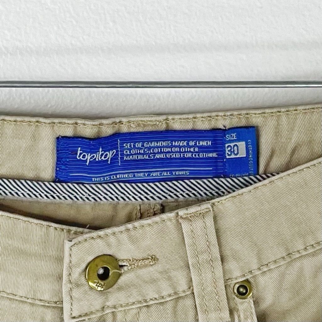 Other TOPITOP Men’s High Quality Khaki Chinos Peru 30 Inseam 29.5 Size US 30 / EU 46 - 3 Thumbnail