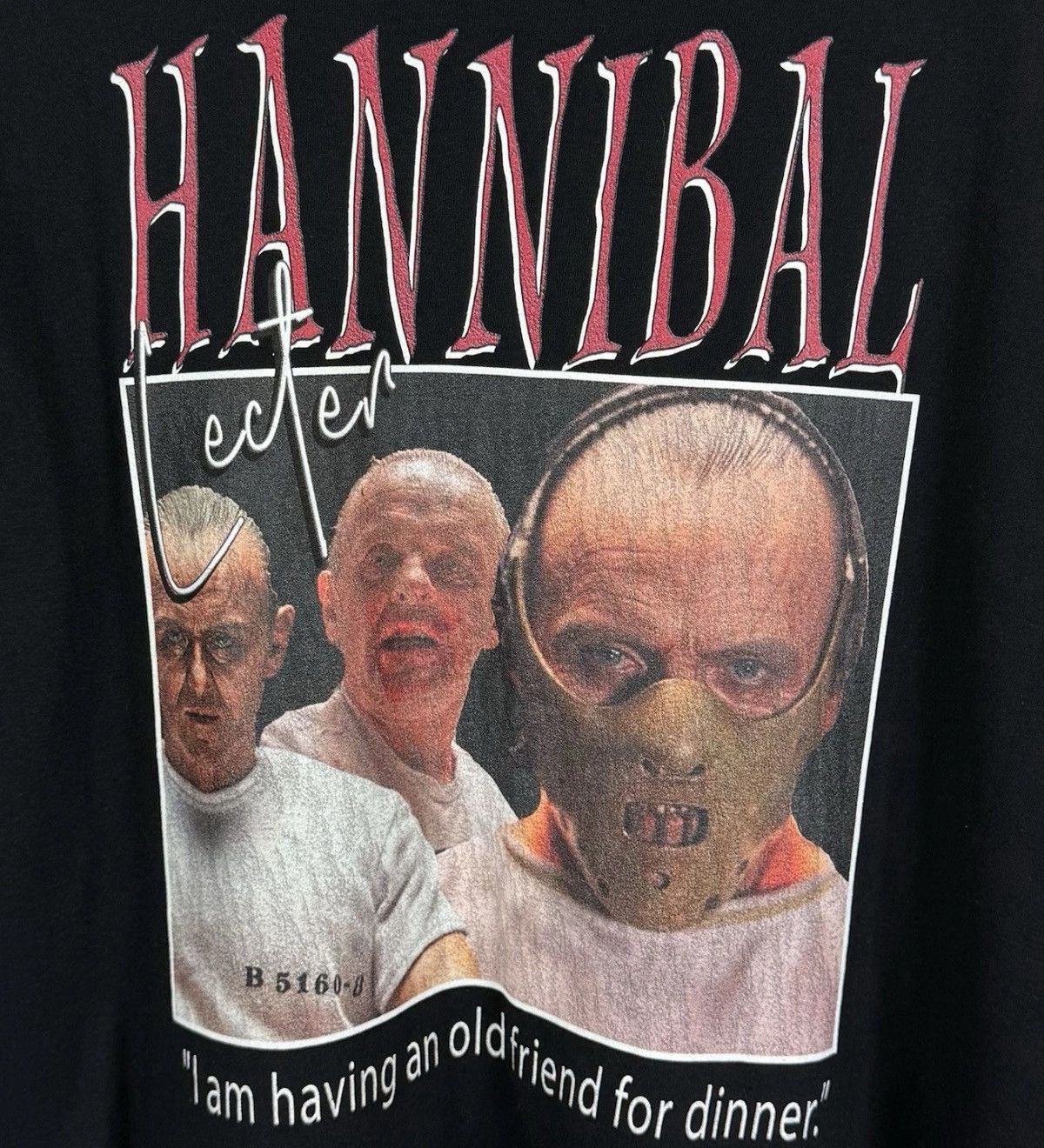Hannibal. Hannibal Lecter I Am Having An Old Friend For Dinner T-shirt Size US L / EU 52-54 / 3 - 3 Thumbnail