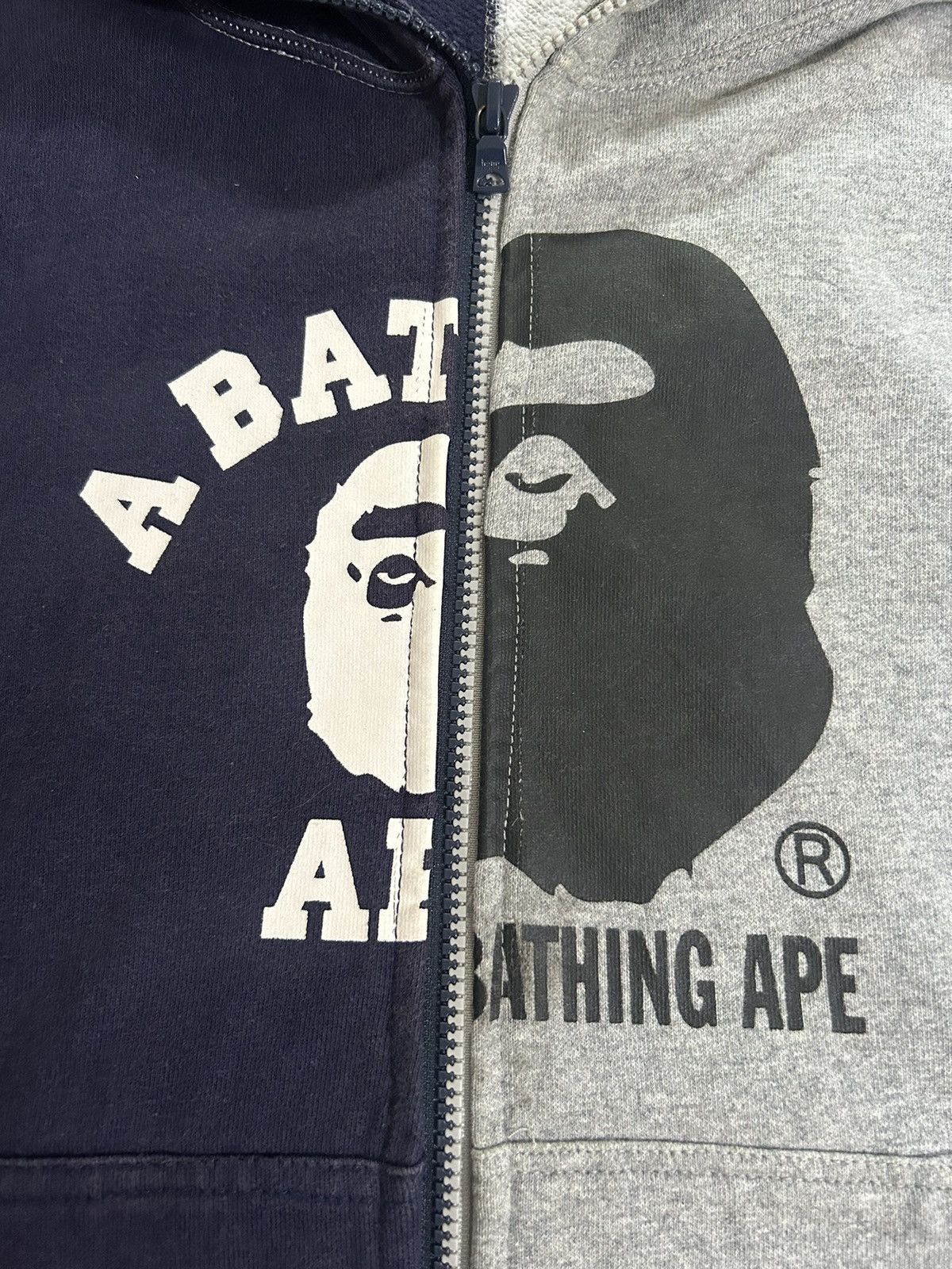 Bape College Half Full Zip Hoodie Size US L / EU 52-54 / 3 - 4 Thumbnail