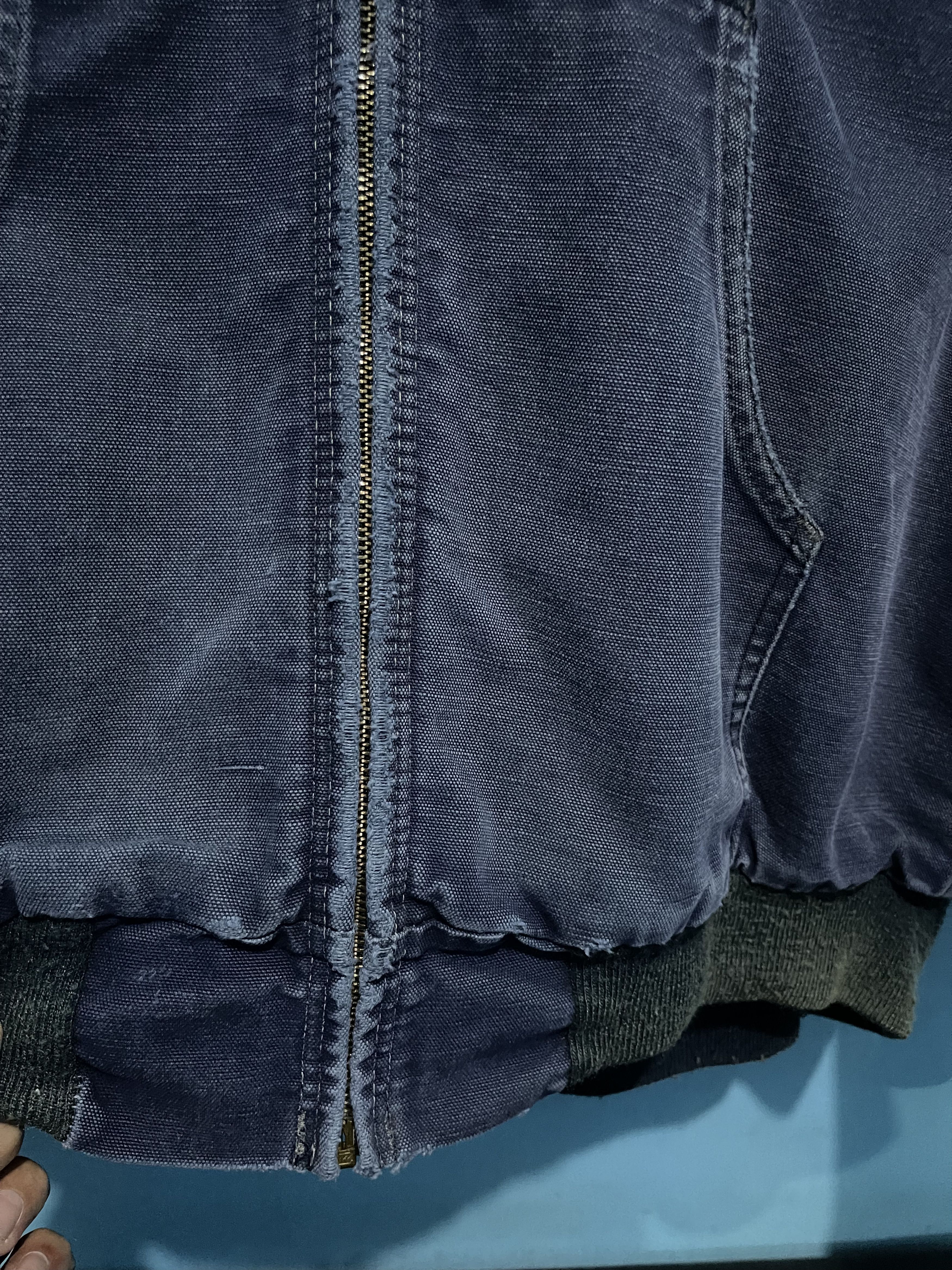 Carhartt Carhartt Blue Work Wear Hooded Jacket Size US L / EU 52-54 / 3 - 6 Thumbnail