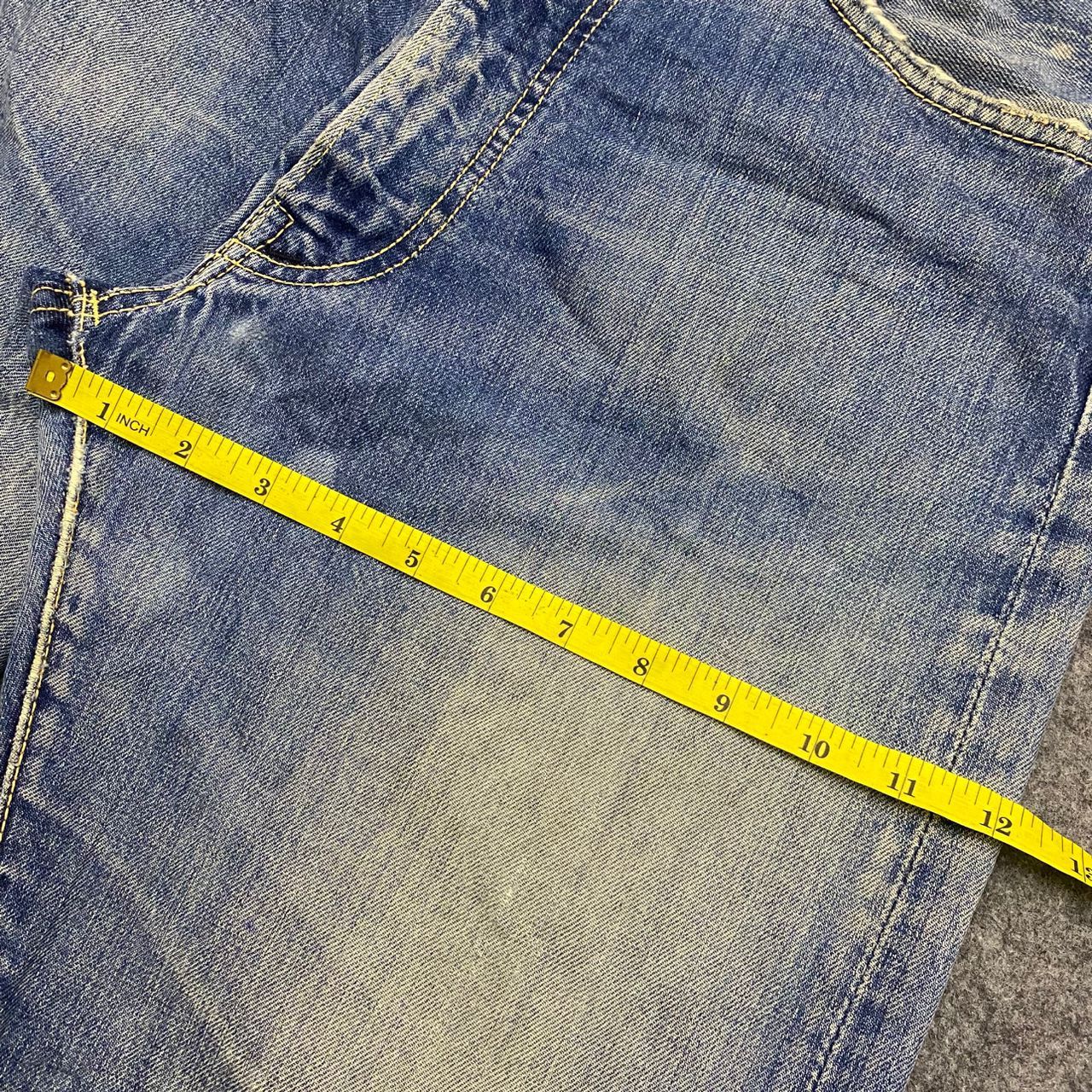 If Six Was Nine 💥Best Offer💥Vintage 80s Big Stone Distressed Denim Size US 34 / EU 50 - 4 Thumbnail