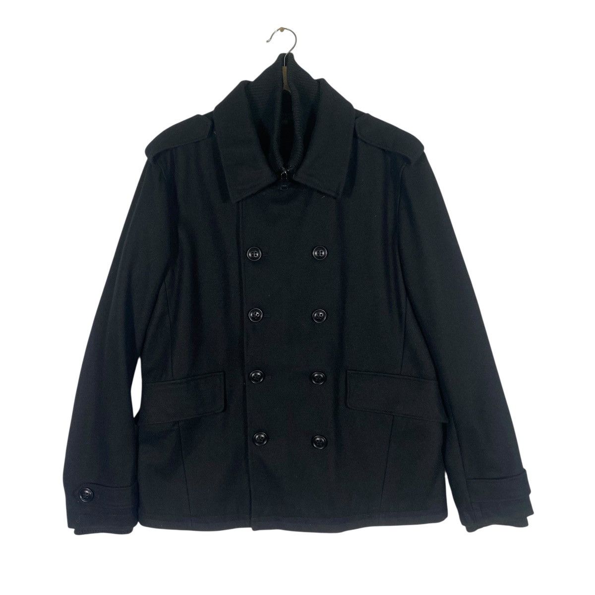 DKNY Donna Karan New York Wool Button/Zipper Jacket L Size Size US L / EU 52-54 / 3 - 1 Thumbnail