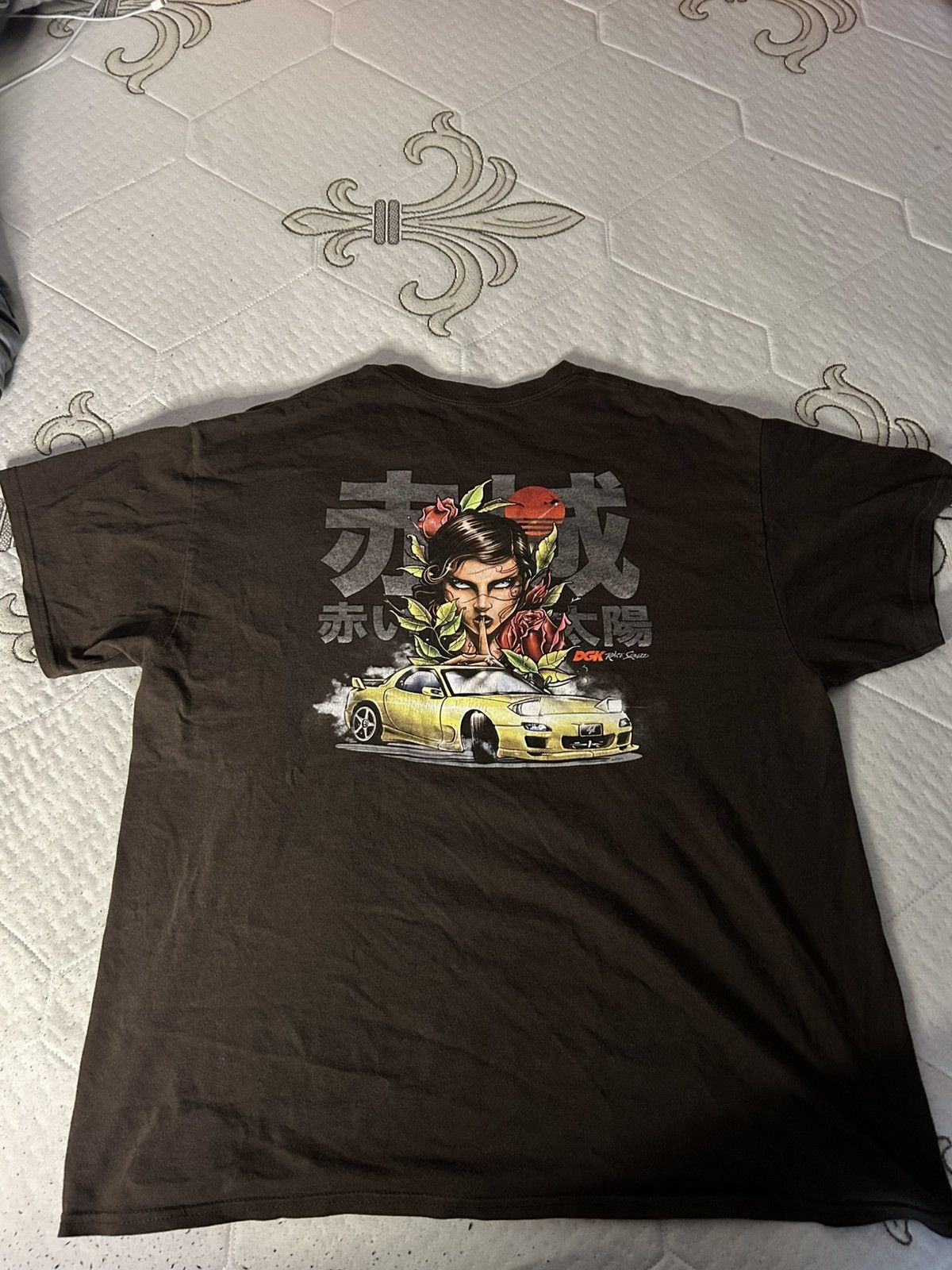 DGK DGK Racing Graphic Tee (Black/Brown Fade, JDM Style, XL) Size US XL / EU 56 / 4 - 2 Thumbnail