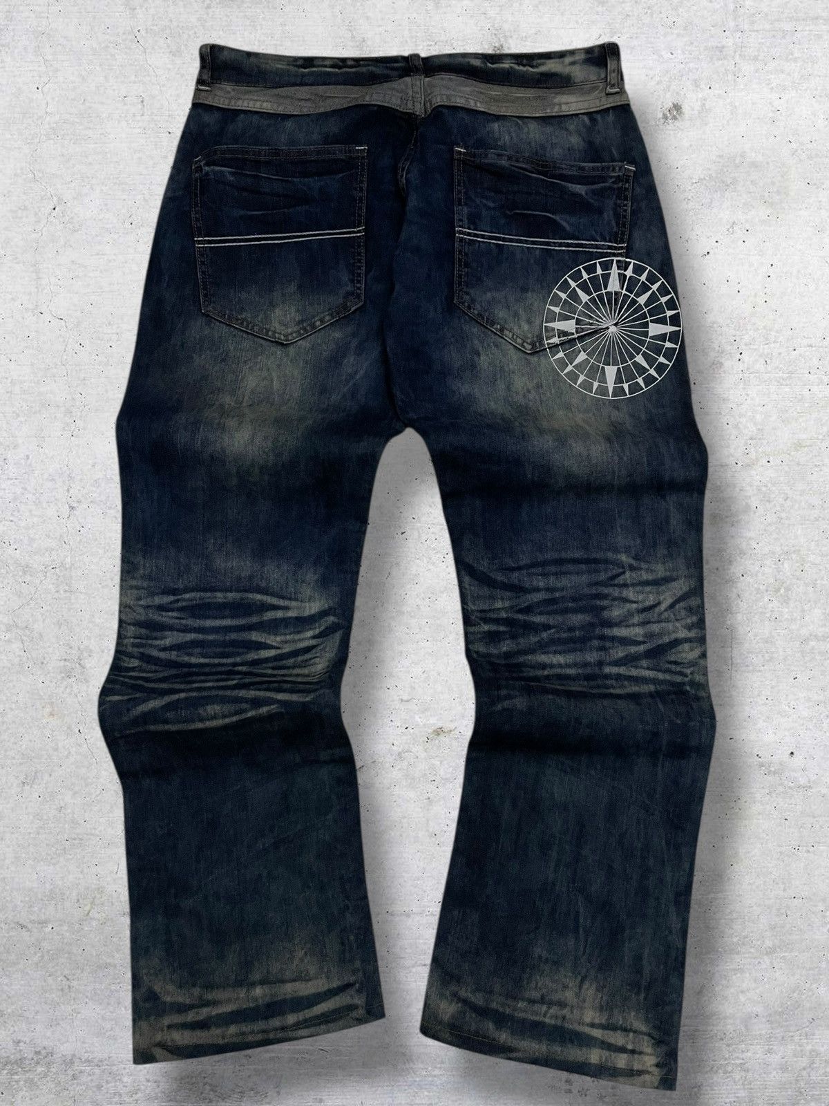 Beauty Beast VINTAGE GOD TRADITION JAPAN PRINCESS YAKUZA STEAMPUNK DENIM Size US 32 / EU 48 - 9 Thumbnail
