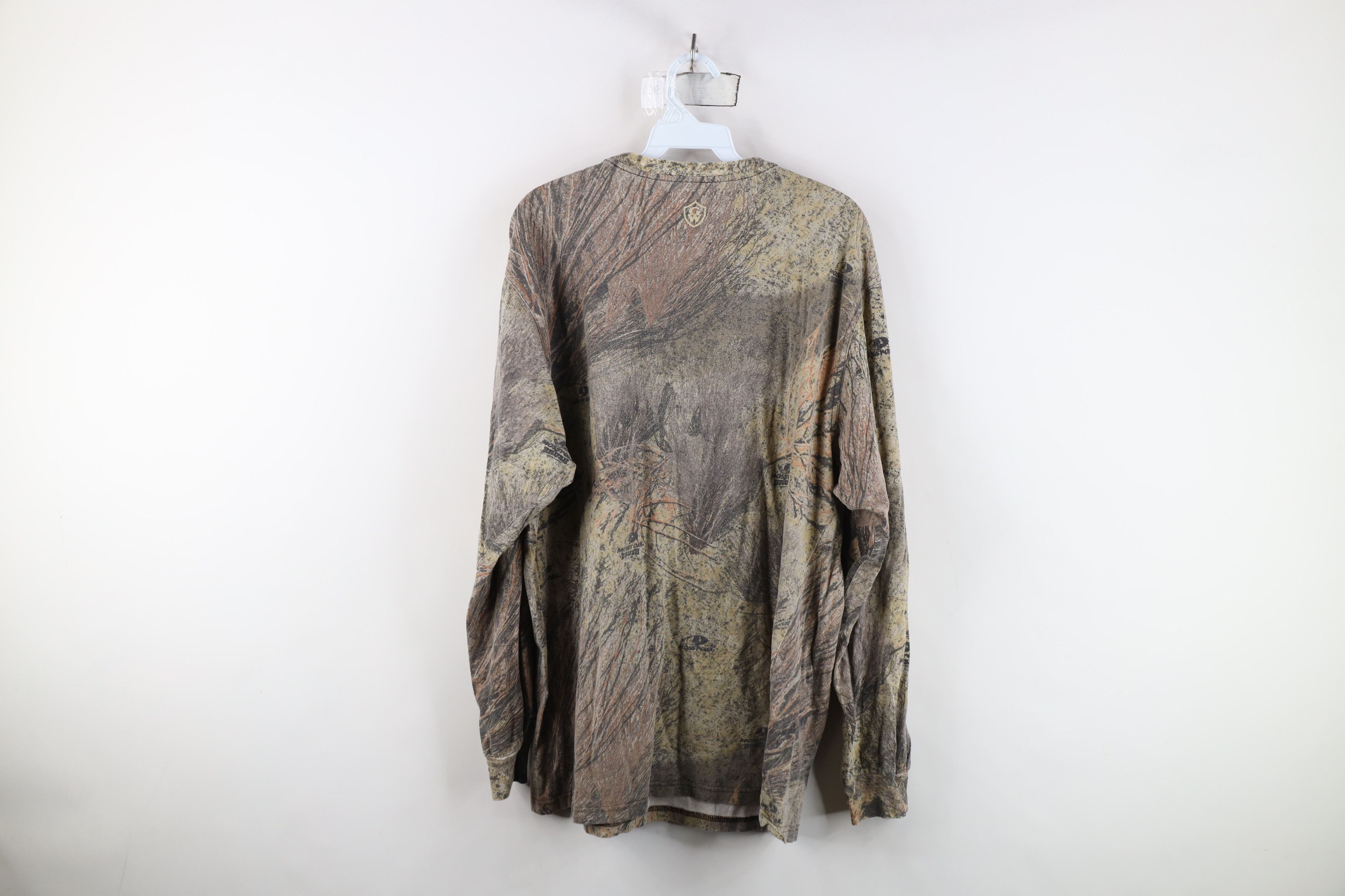 Vintage Vintage Y2K Streetwear Brush Camouflage Long Sleeve T-Shirt Size US XL / EU 56 / 4 - 10 Thumbnail