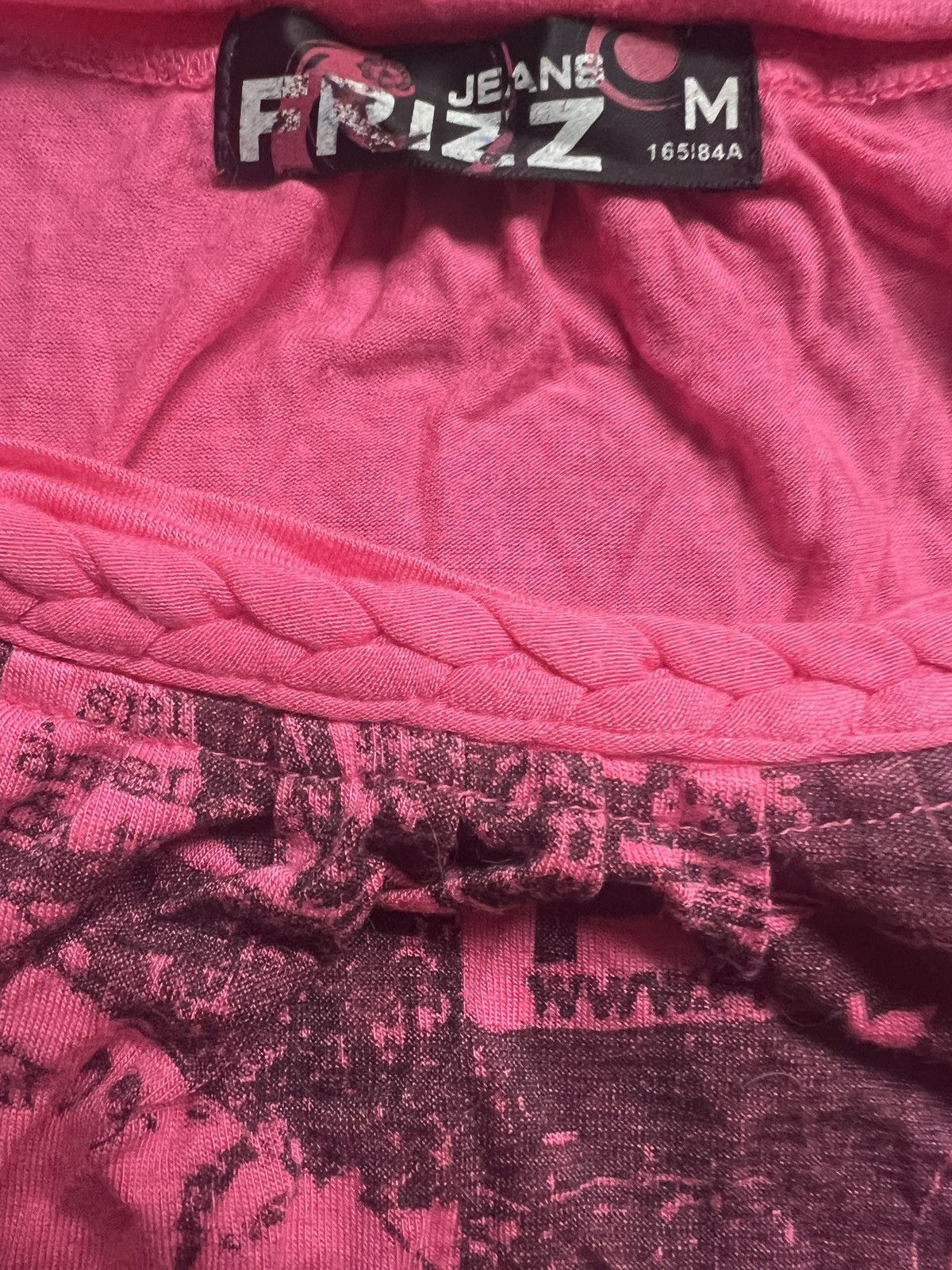 Affliction Pink grunge affliction top Size S / US 4 / IT 40 - 2 Thumbnail