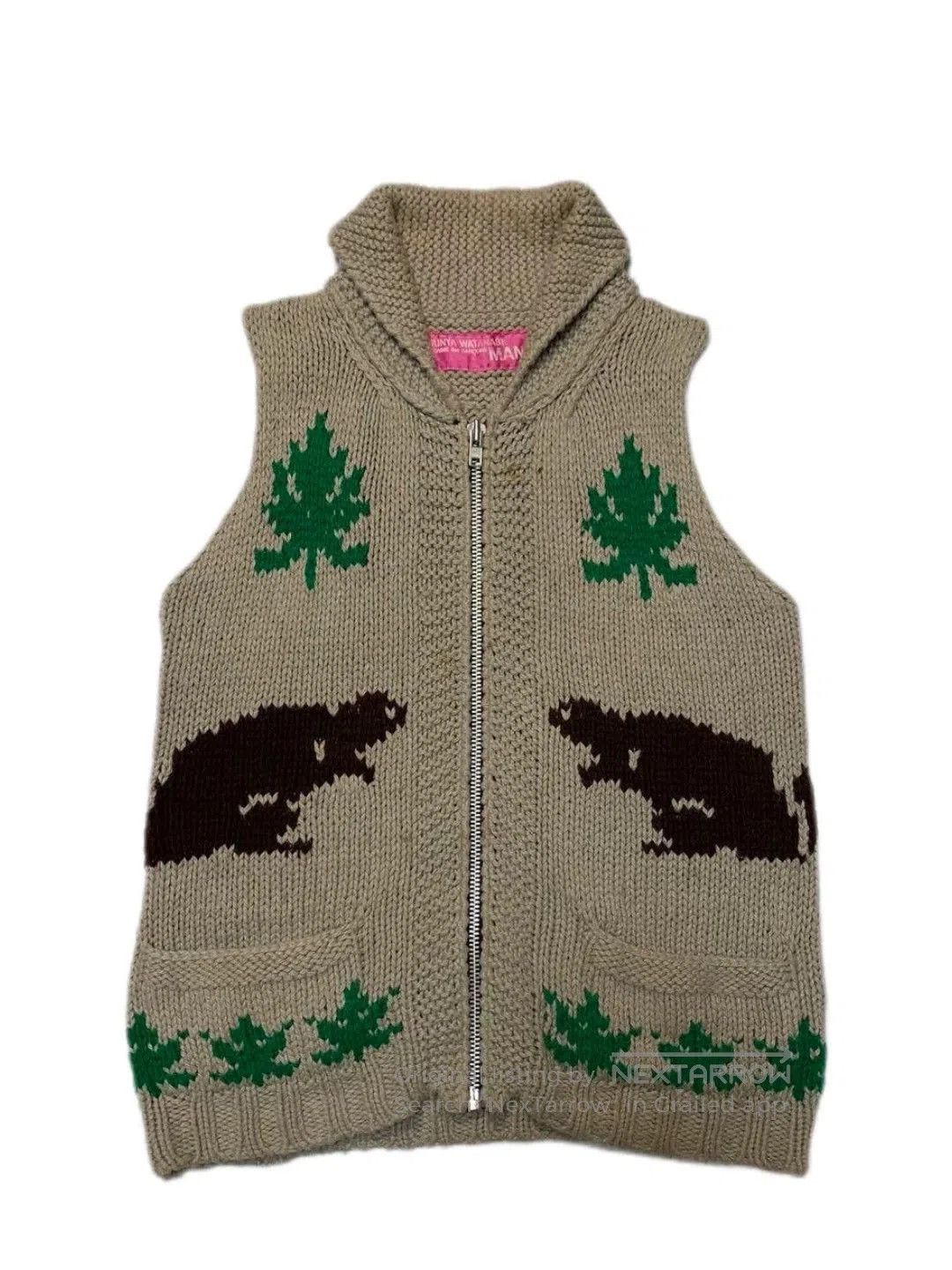 Junya Watanabe junya watanabe knitted vest from 2004. Size US M / EU 48-50 / 2 - 1 Thumbnail