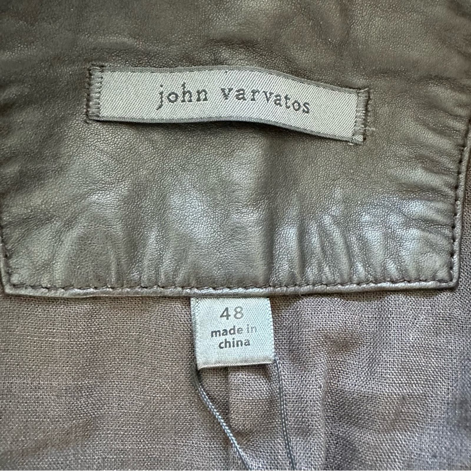 NWT! John Varvatos men’s leather jacket 48 EU or M 2600$!!