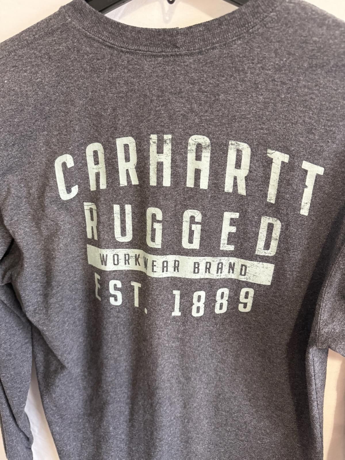 Carhartt Carhartt Rugged Long Sleeve Pocket T-Shirt sz M Original Fit Size US M / EU 48-50 / 2 - 3 Thumbnail