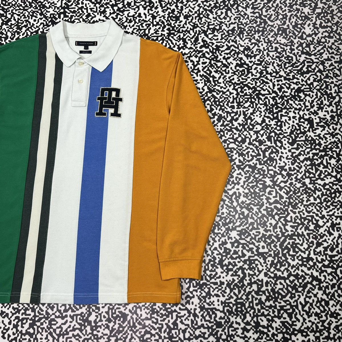 Tommy Hilfiger Vintage Y2K Tommy Hilfiger Archive Fit Polo Longsleeve Size US L / EU 52-54 / 3 - 3 Thumbnail