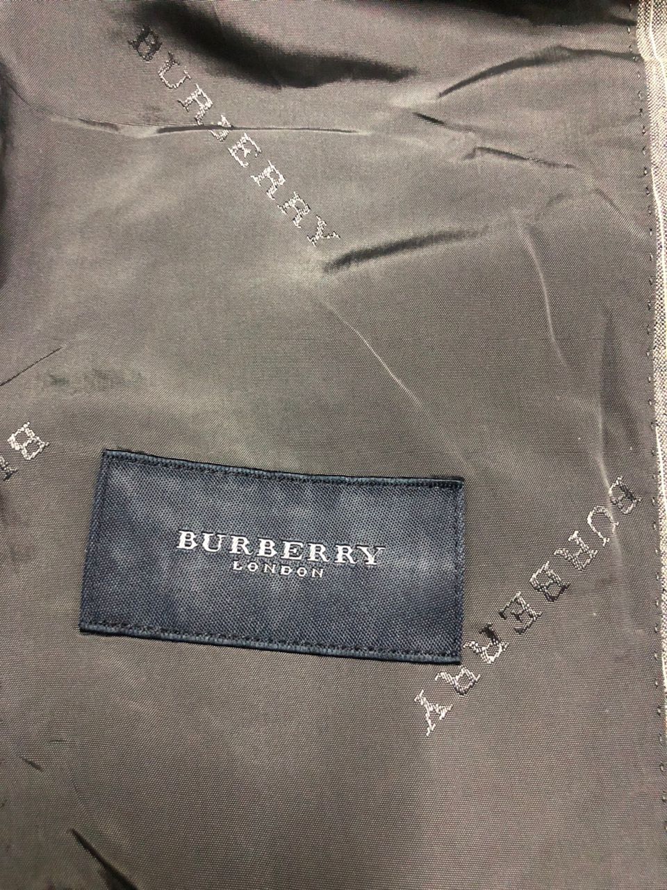 Burberry Burberry Blazers Coat Jacket Grey Striped Size US M / EU 48-50 / 2 - 12 Thumbnail
