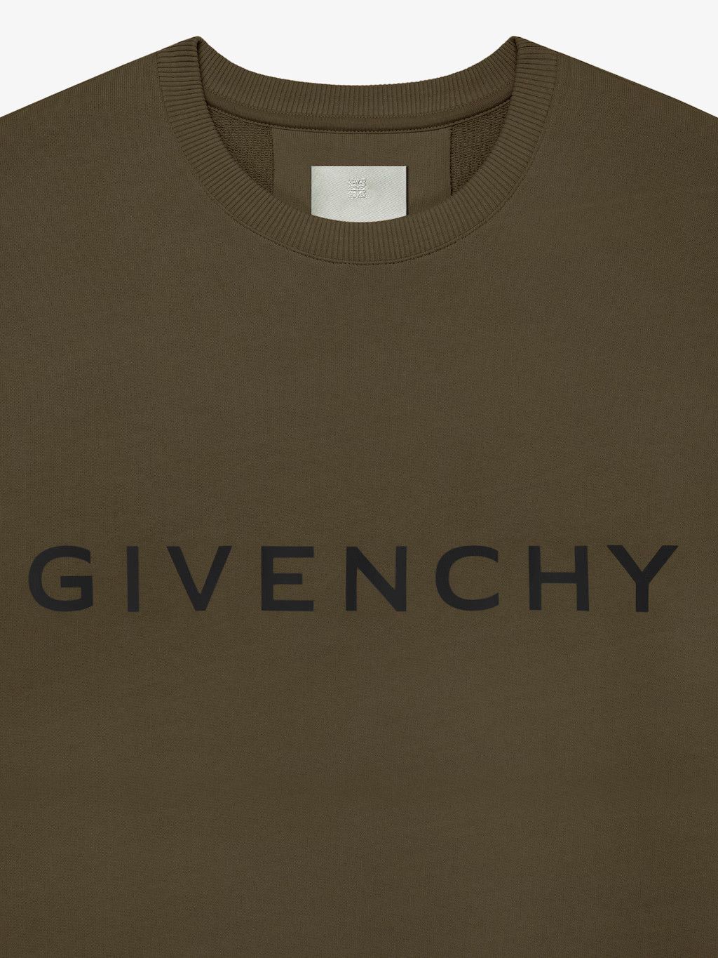 Givenchy o1w1db10326 Slim Fit Sweatshirt in Khaki Size US XXL / EU 58 / 5 - 2 Thumbnail
