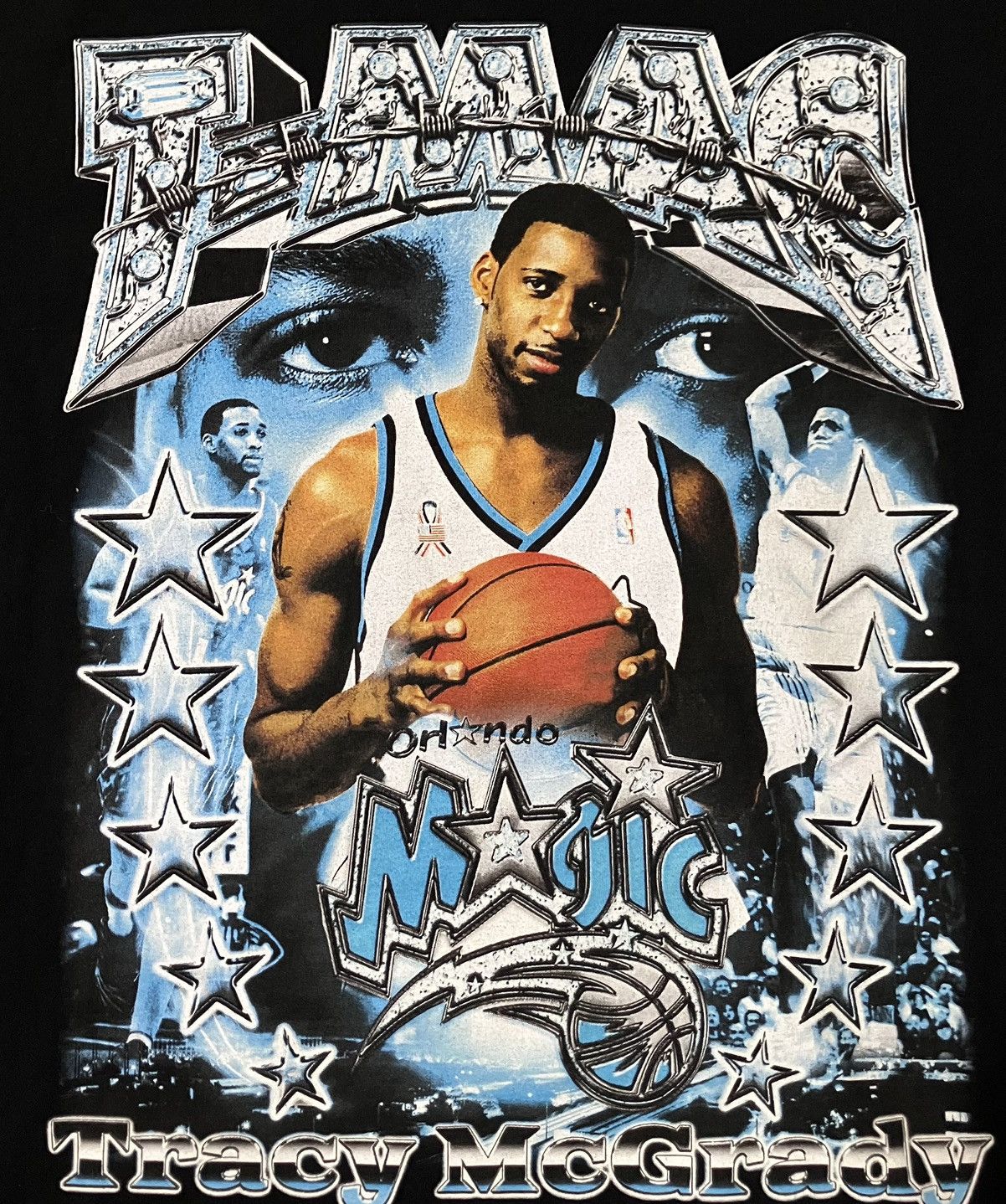 NBA Tracy McGrady Vintage Tee Size US L / EU 52-54 / 3 - 3 Thumbnail